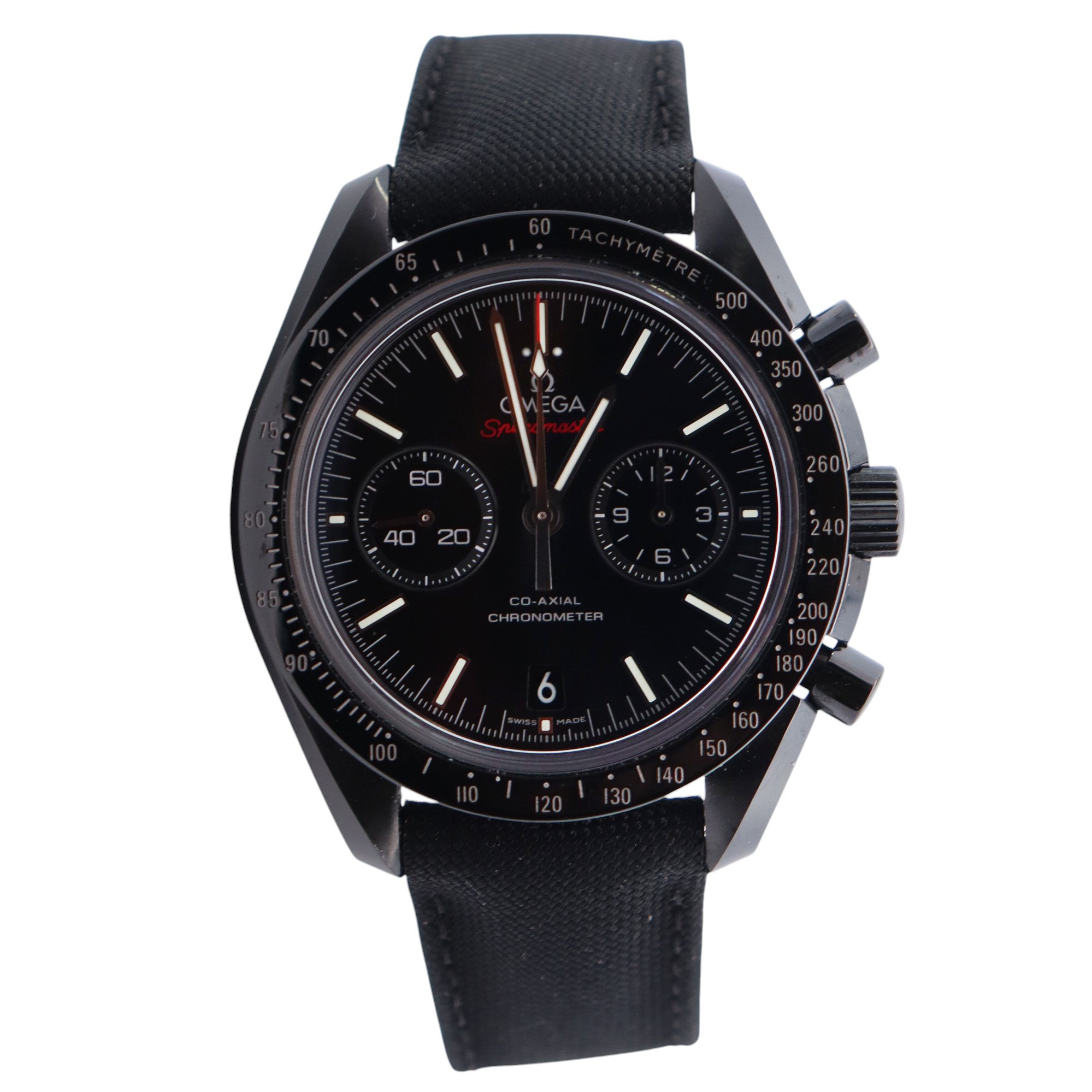 Omega Speedmaster 44.25mm Black Dial Watch Ref# 311.92.44.51.01.003 - Happy Jewelers Fine Jewelry Lifetime Warranty