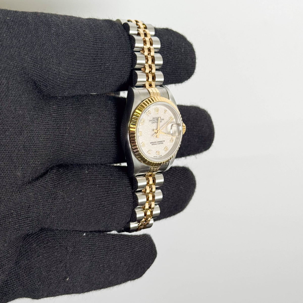 Rolex Datejust 26mm Ivory Dial Watch Ref# 69173