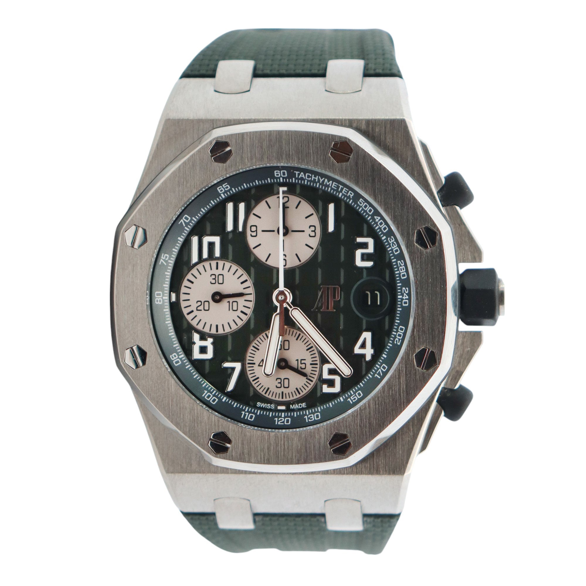 Audemars Piguet Royal Oak 42mm Blue Dial Watch Ref# 26238TI.OO.A056CA.01 - Happy Jewelers Fine Jewelry Lifetime Warranty