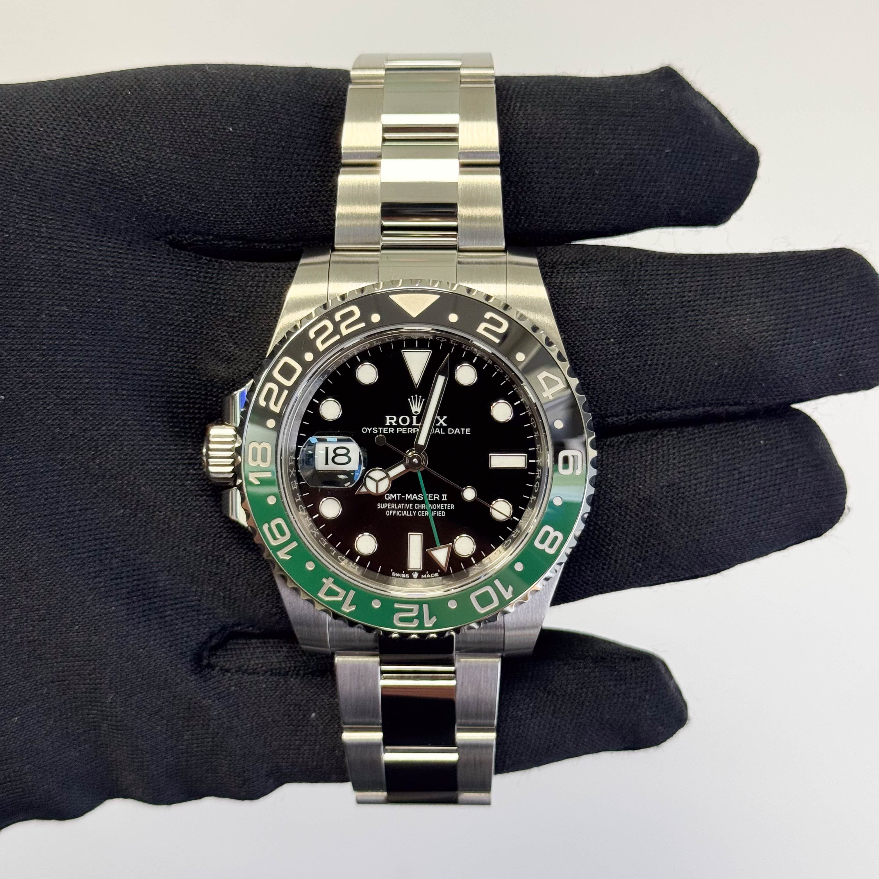 Rolex GMT-Master II 40mm Black Dial Watch Ref# 126720VTNR - Happy Jewelers Fine Jewelry Lifetime Warranty