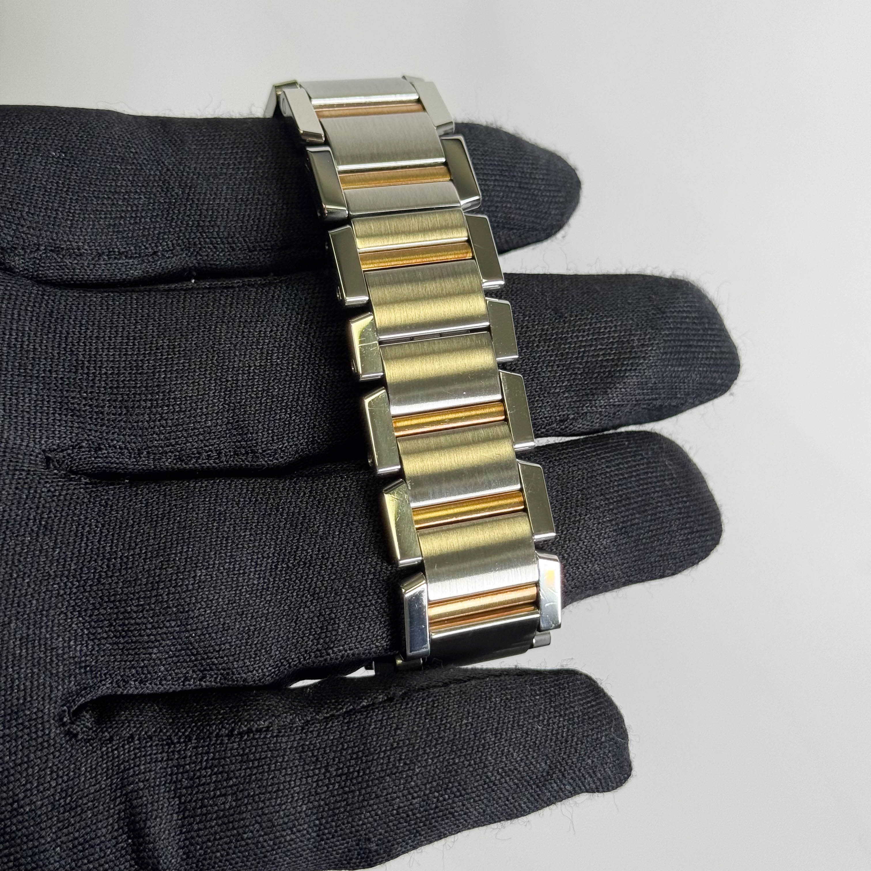 Cartier Tank Stainless Steel 32mm White Dial Watch Ref# W51005Q4 - Happy Jewelers Fine Jewelry Lifetime Warranty