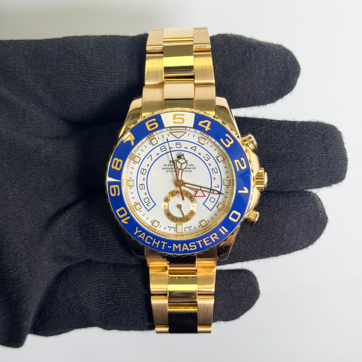 Rolex Yacht-Master II 44mm White Dial Watch Ref# 116688