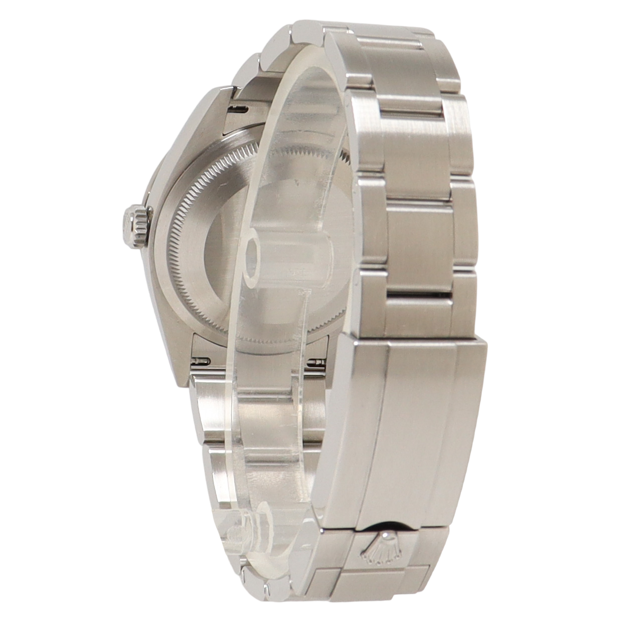 Rolex Explorer Stainless Steel 36mm Black Stick & Roman Dial Watch Reference#: 124270 - Happy Jewelers Fine Jewelry Lifetime Warranty