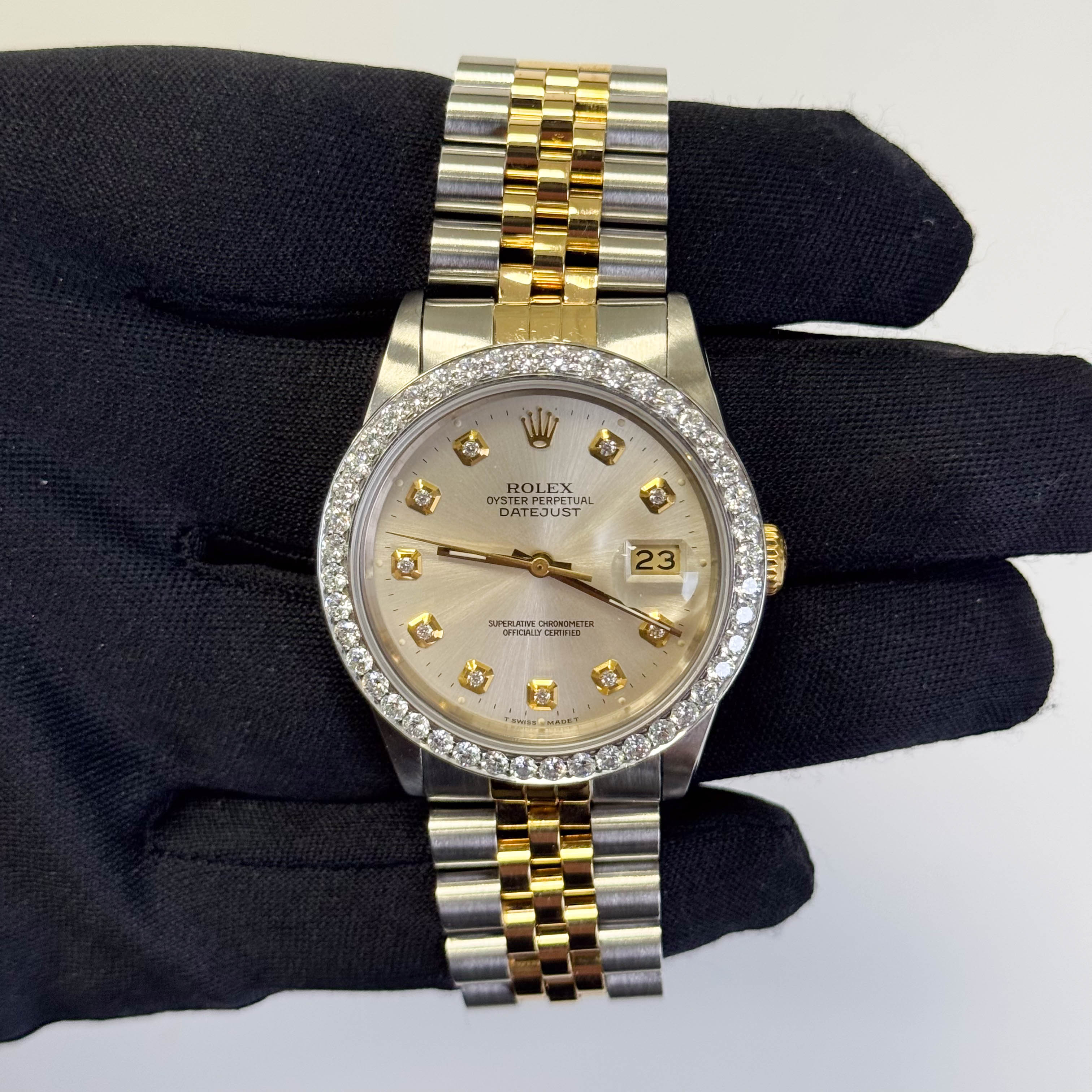 Rolex Datejust 36mm Silver Dial Watch Ref# 16233 - Happy Jewelers Fine Jewelry Lifetime Warranty
