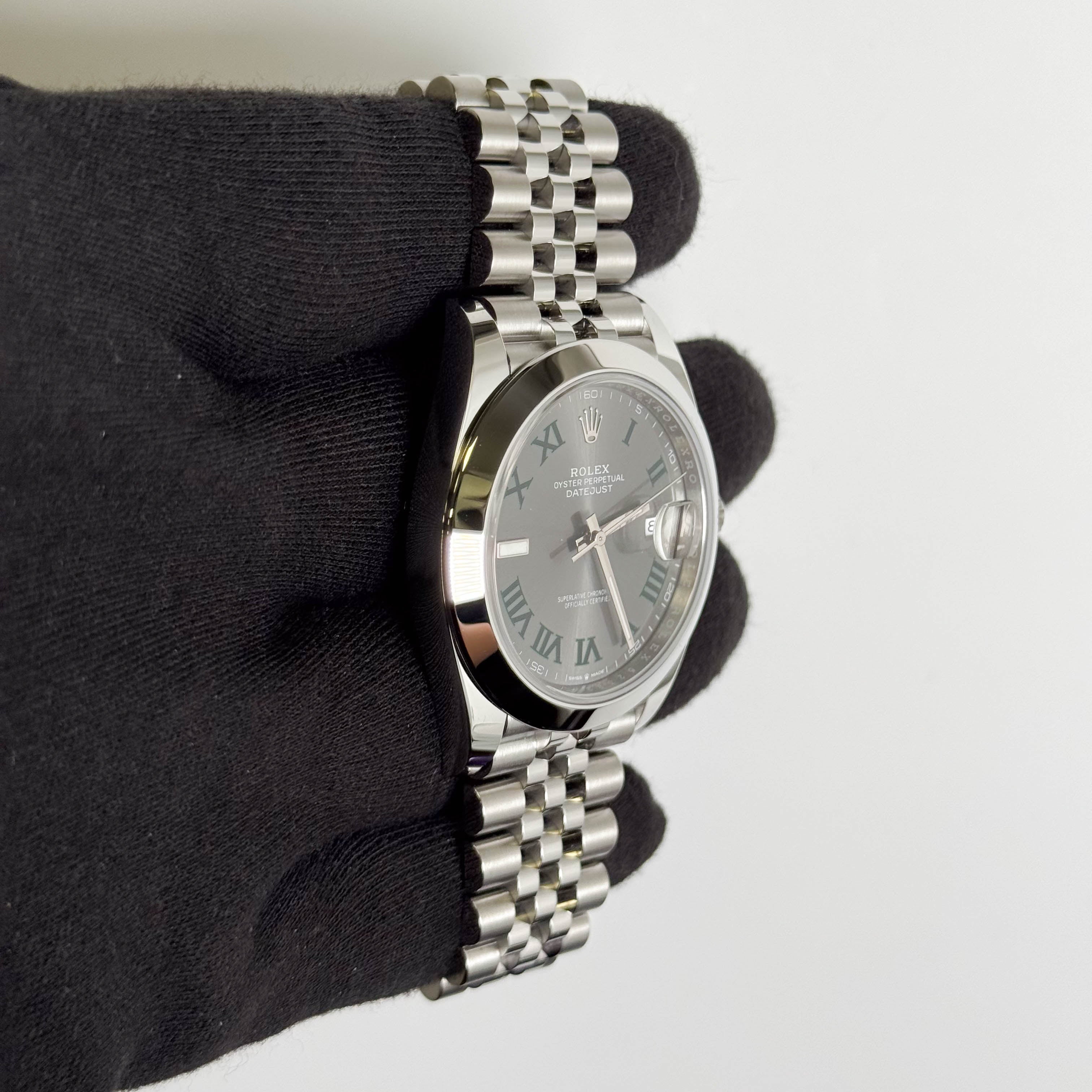 Rolex Datejust 41mm Wimbeldon Dial Watch Ref# 126300