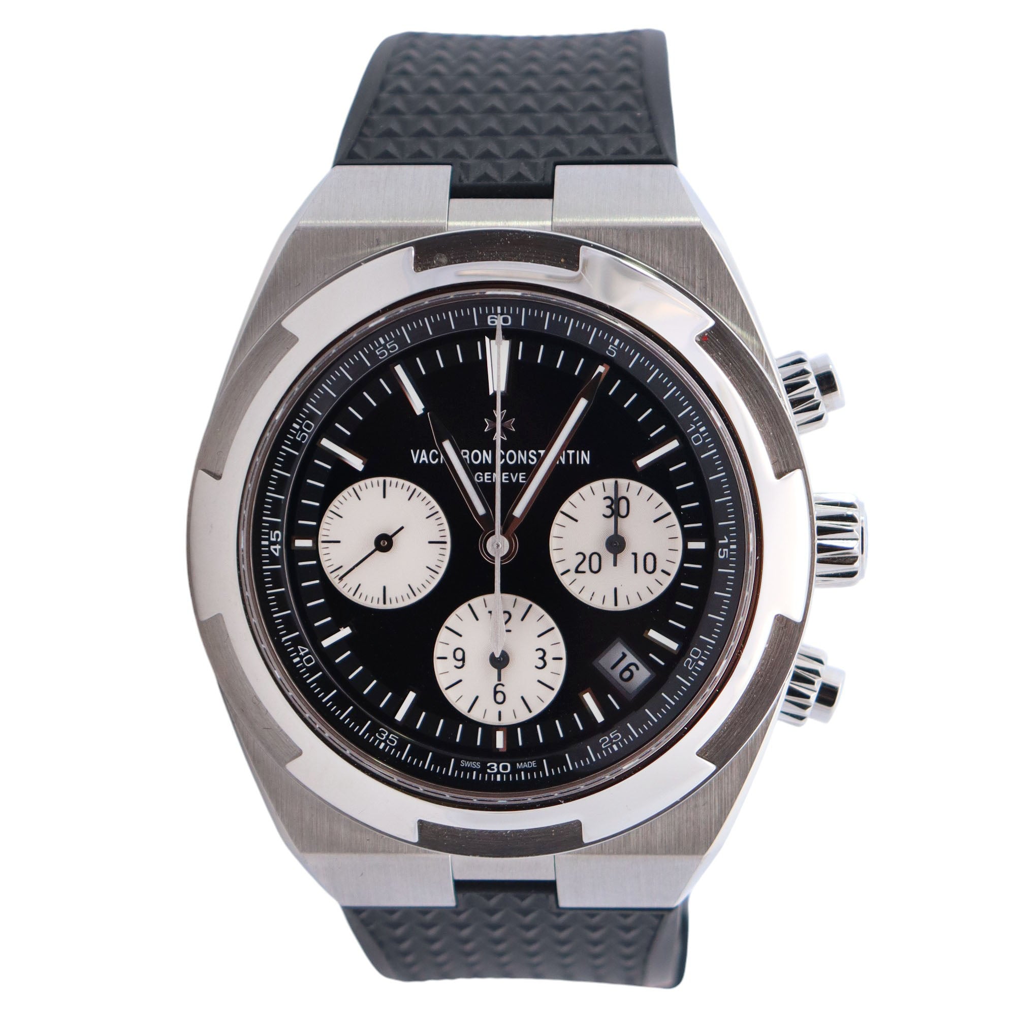 Vacheron Constantin Overseas 42.5mm Black Dial Watch Ref# 5500V/110A-B481 - Happy Jewelers Fine Jewelry Lifetime Warranty