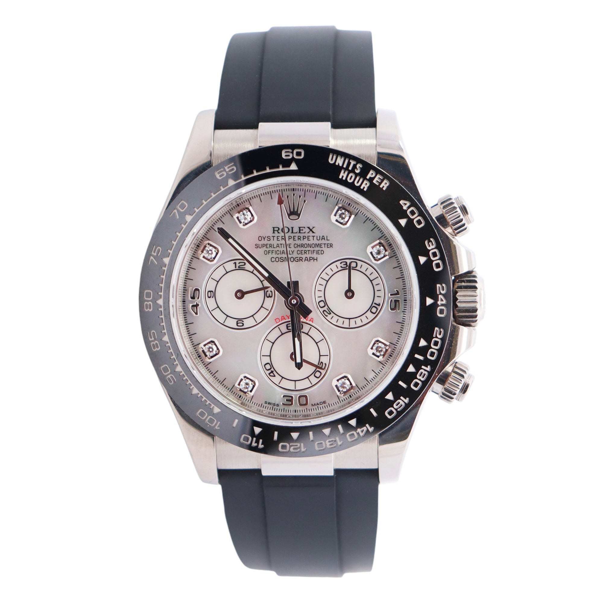 Rolex Daytona 40mm MOP Dial Watch Ref# 116519LN - Happy Jewelers Fine Jewelry Lifetime Warranty