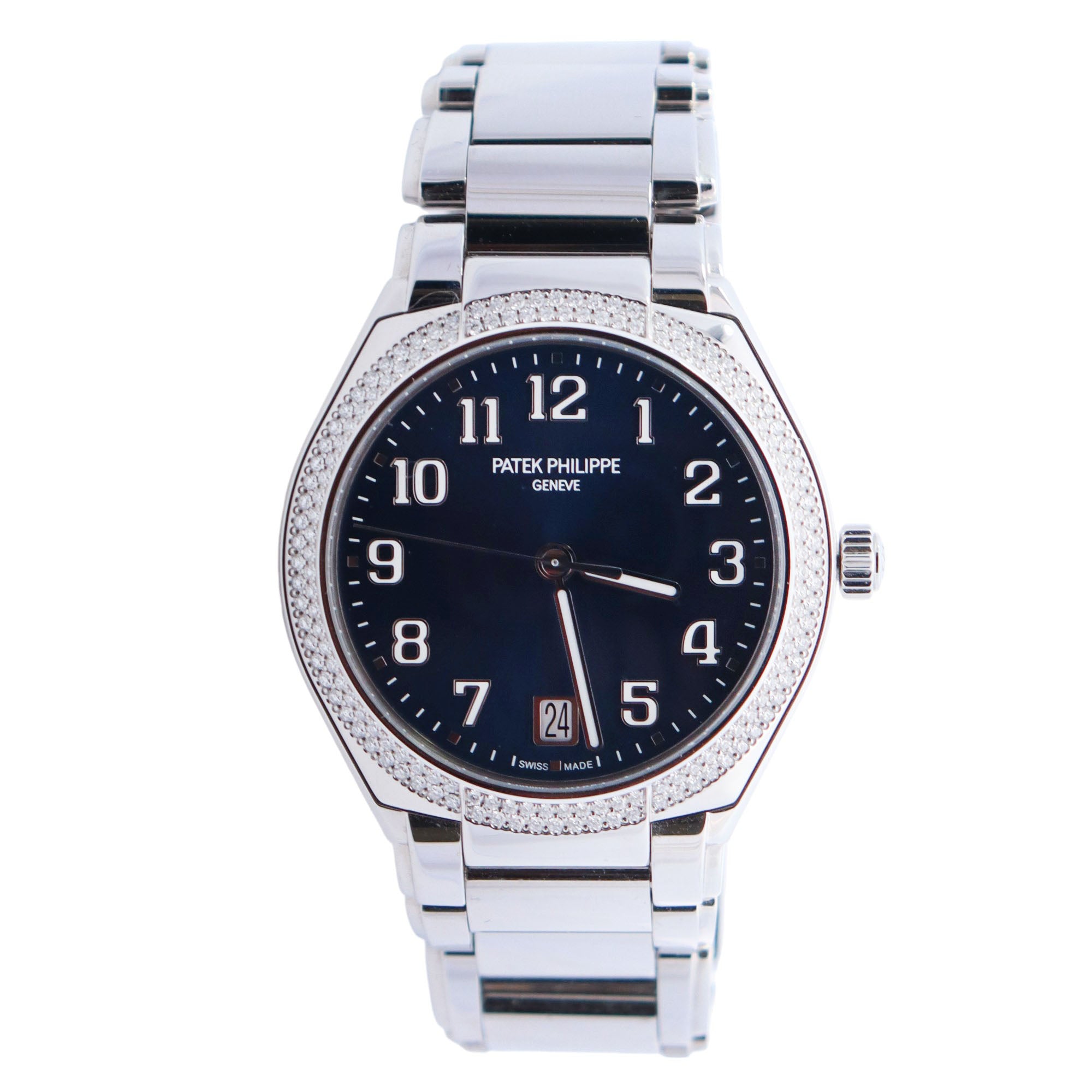 Patek Philippe Twenty-4 36mm Blue Dial Watch Ref# 7300/1200A-001 - Happy Jewelers Fine Jewelry Lifetime Warranty