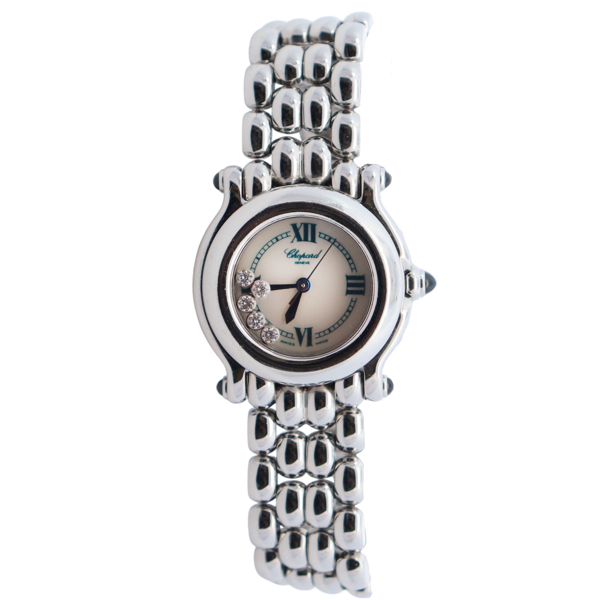 Chopard Happy Sport 26mm White Dial Watch Ref# 27/8250-23 - Happy Jewelers Fine Jewelry Lifetime Warranty