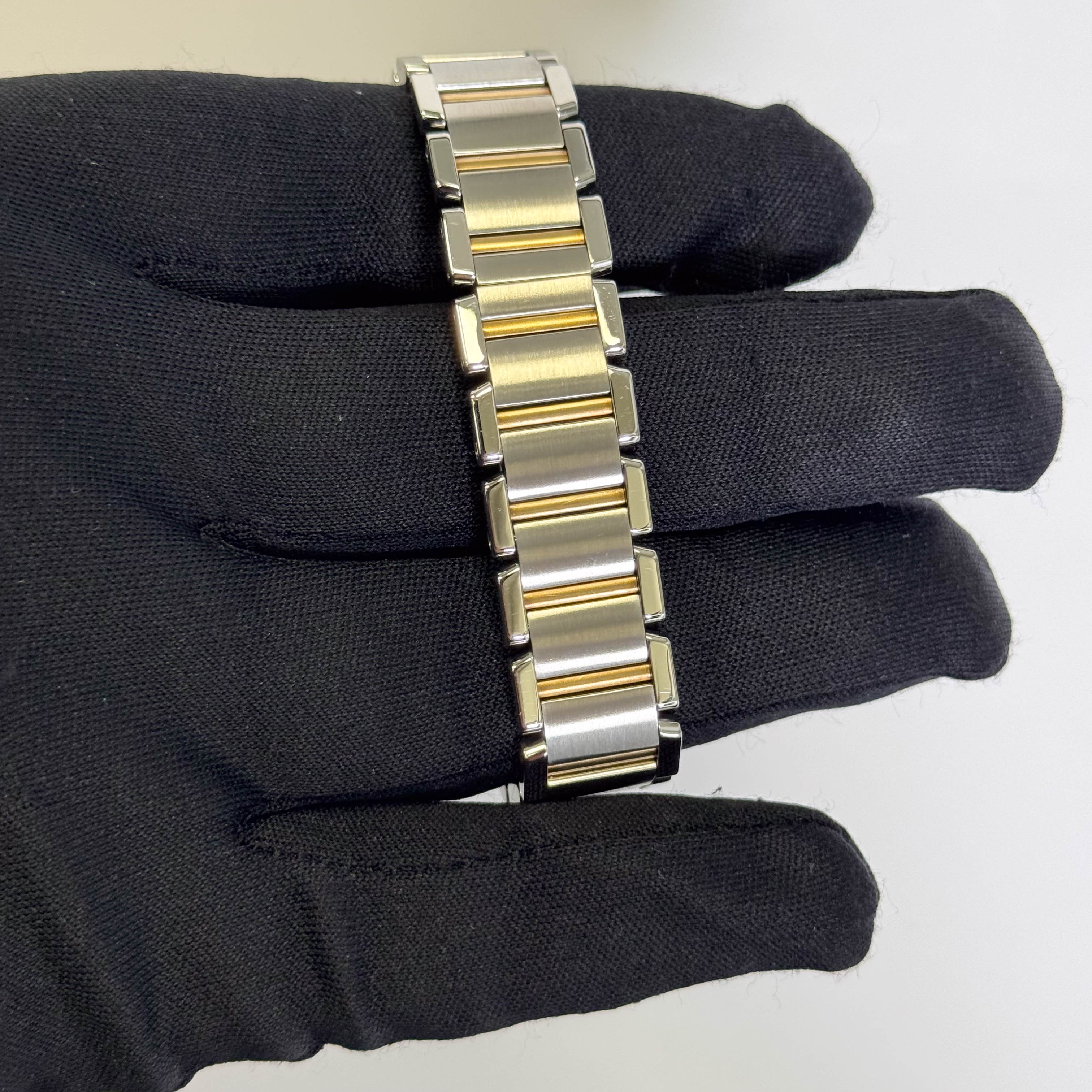 Cartier Tank 20mm White Dial Watch Ref# W51007Q4