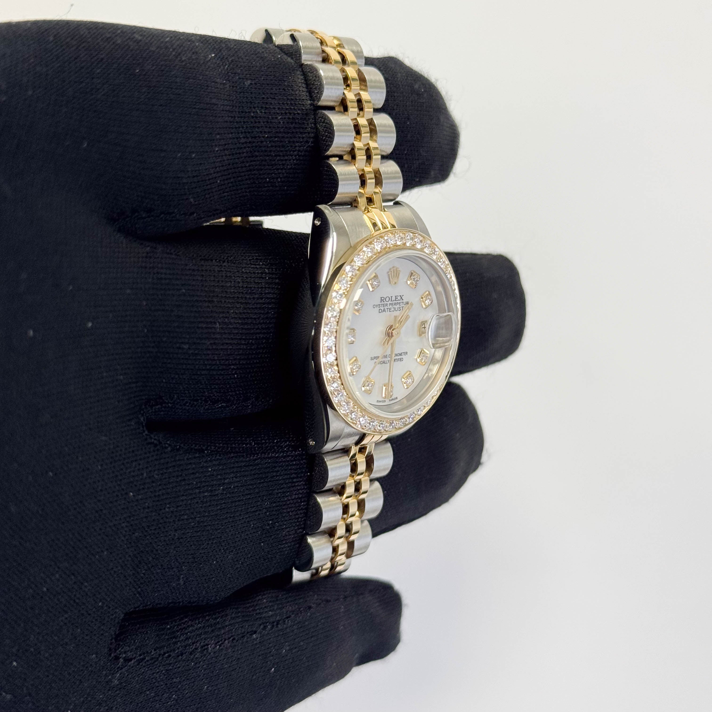 Rolex Datejust 26mm MOP Dial Watch Ref# 69173 - Happy Jewelers Fine Jewelry Lifetime Warranty