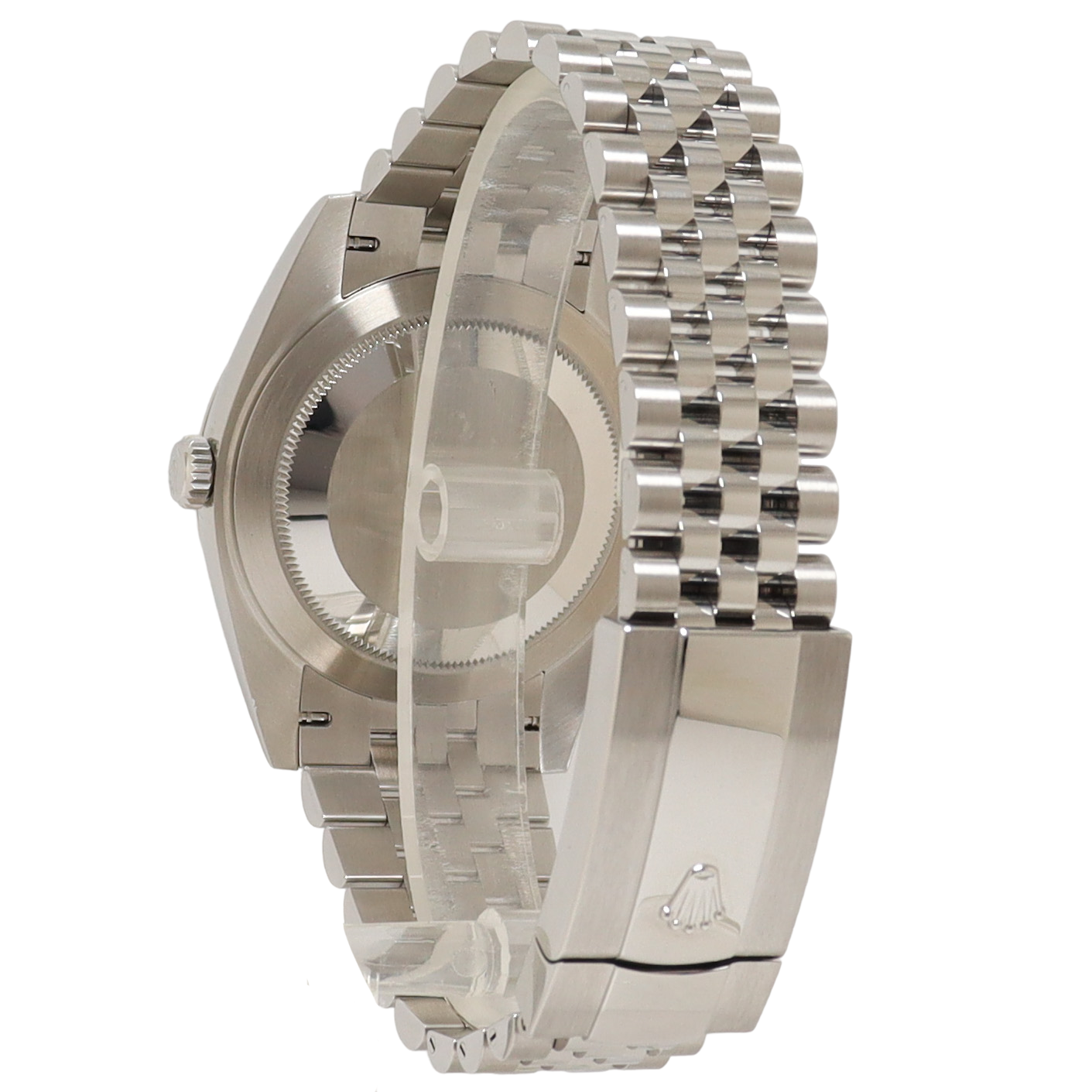 Rolex Datejust Stainless Steel 41mm Blue Roman Dial Watch Reference#: 126334 - Happy Jewelers Fine Jewelry Lifetime Warranty