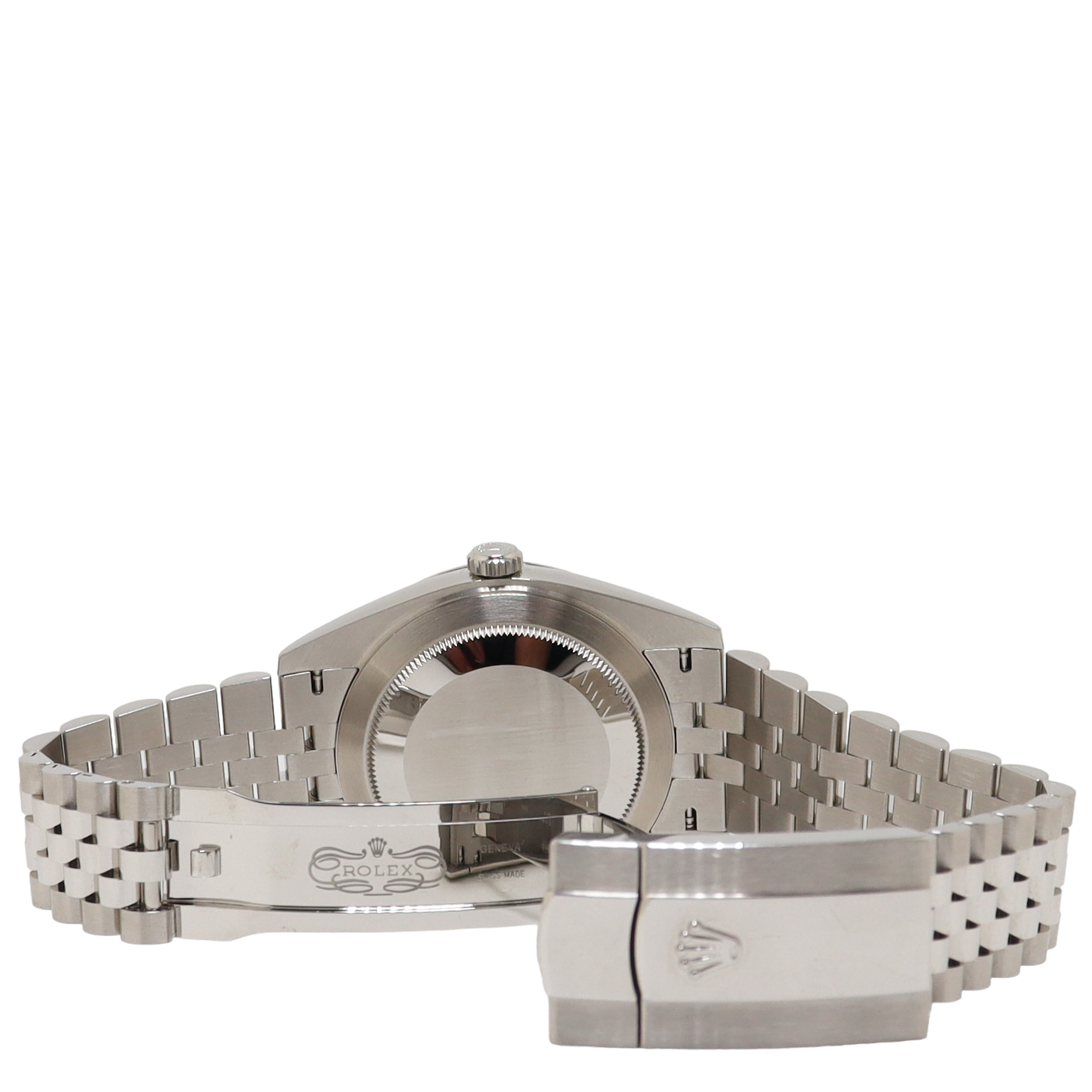 Rolex Datejust Stainless Steel 41mm Blue Roman Dial Watch Reference#: 126334 - Happy Jewelers Fine Jewelry Lifetime Warranty