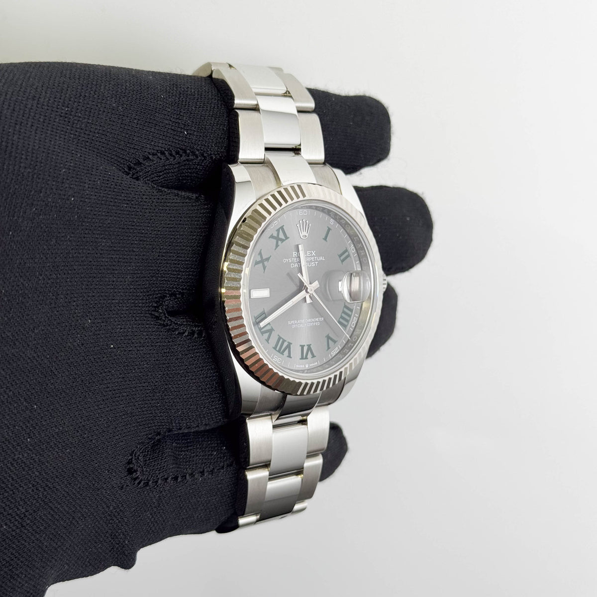 Rolex Datejust 41mm Wimbledon Dial Watch Ref# 126334