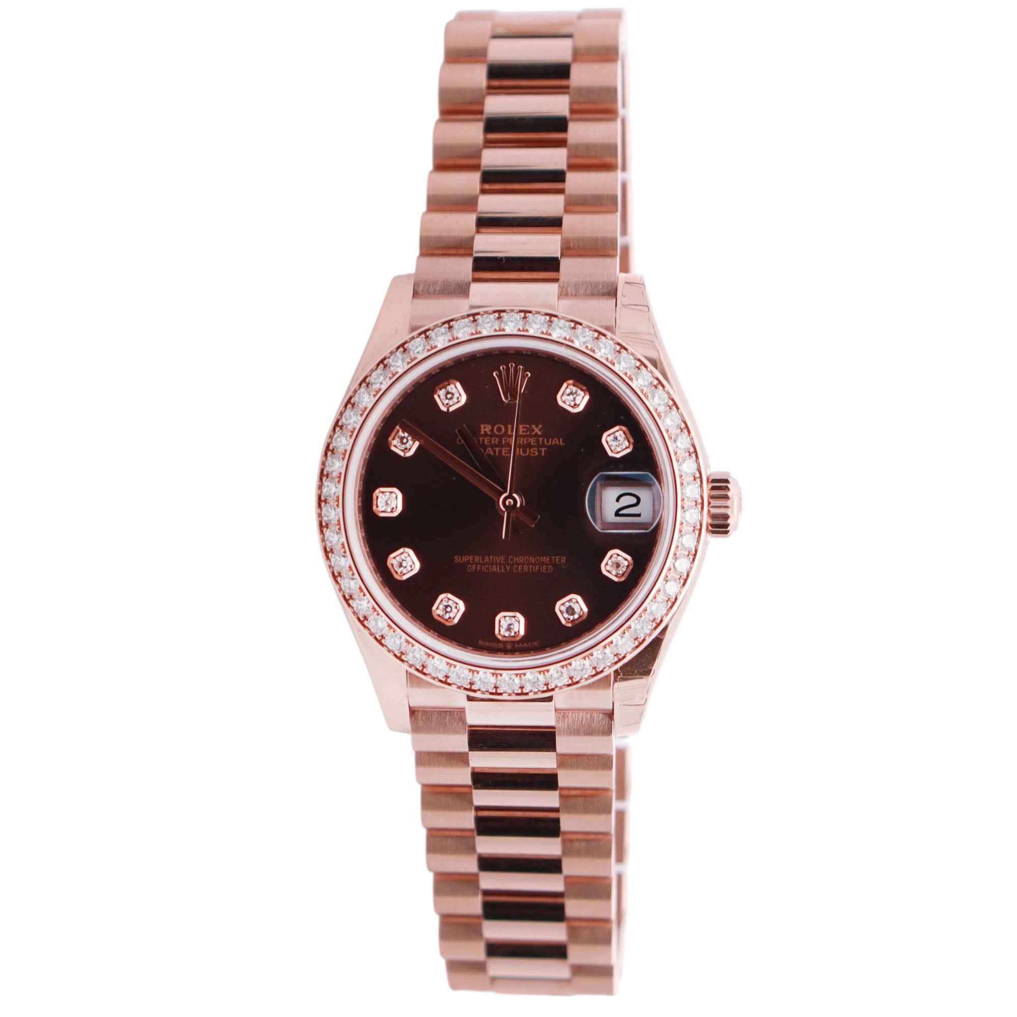 Rolex Datejust 31mm Chocolate Dial Watch Ref# 278285RBR - Happy Jewelers Fine Jewelry Lifetime Warranty