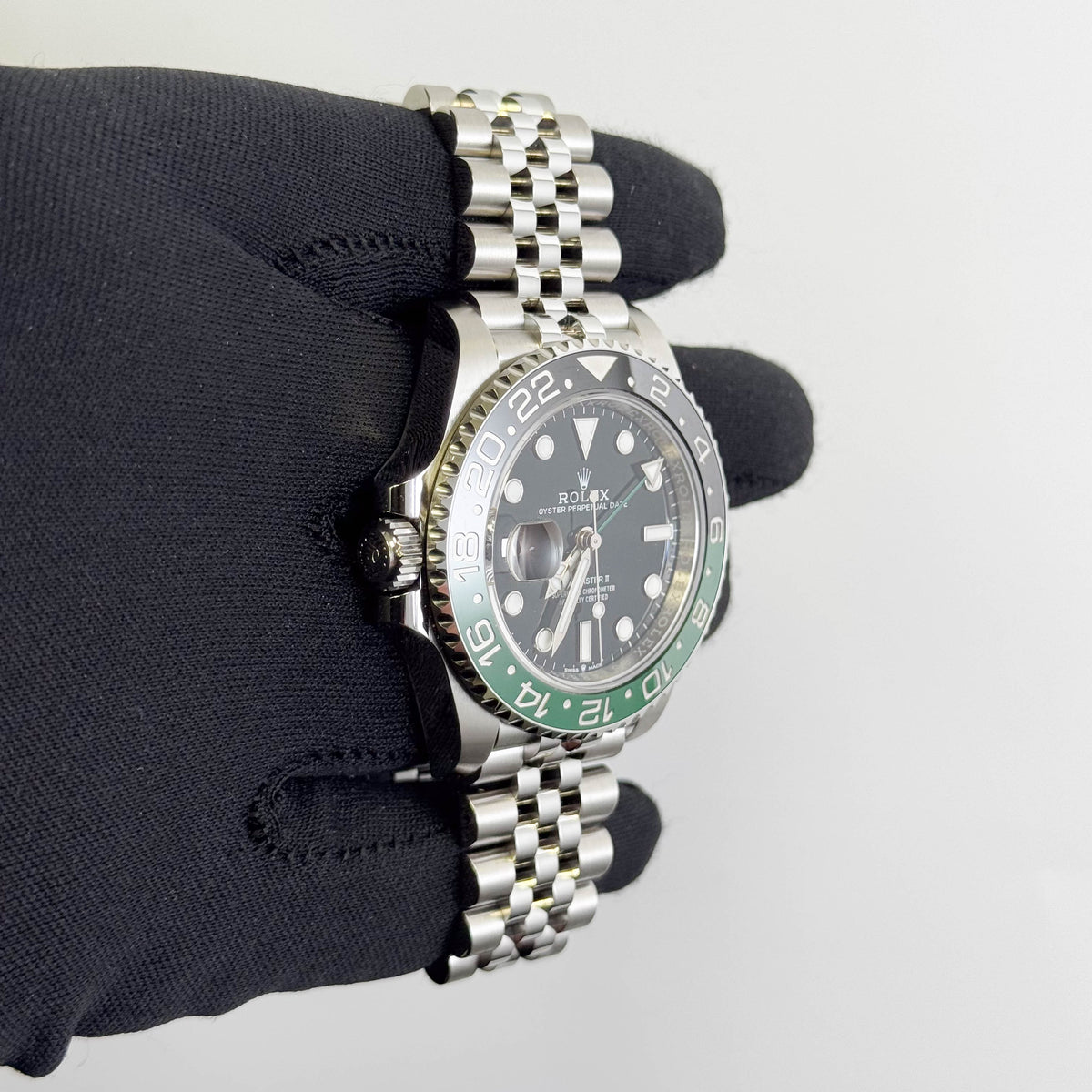 Rolex GMT-Master II "Sprite" 40mm Black Dial Watch Ref# 126720VTNR