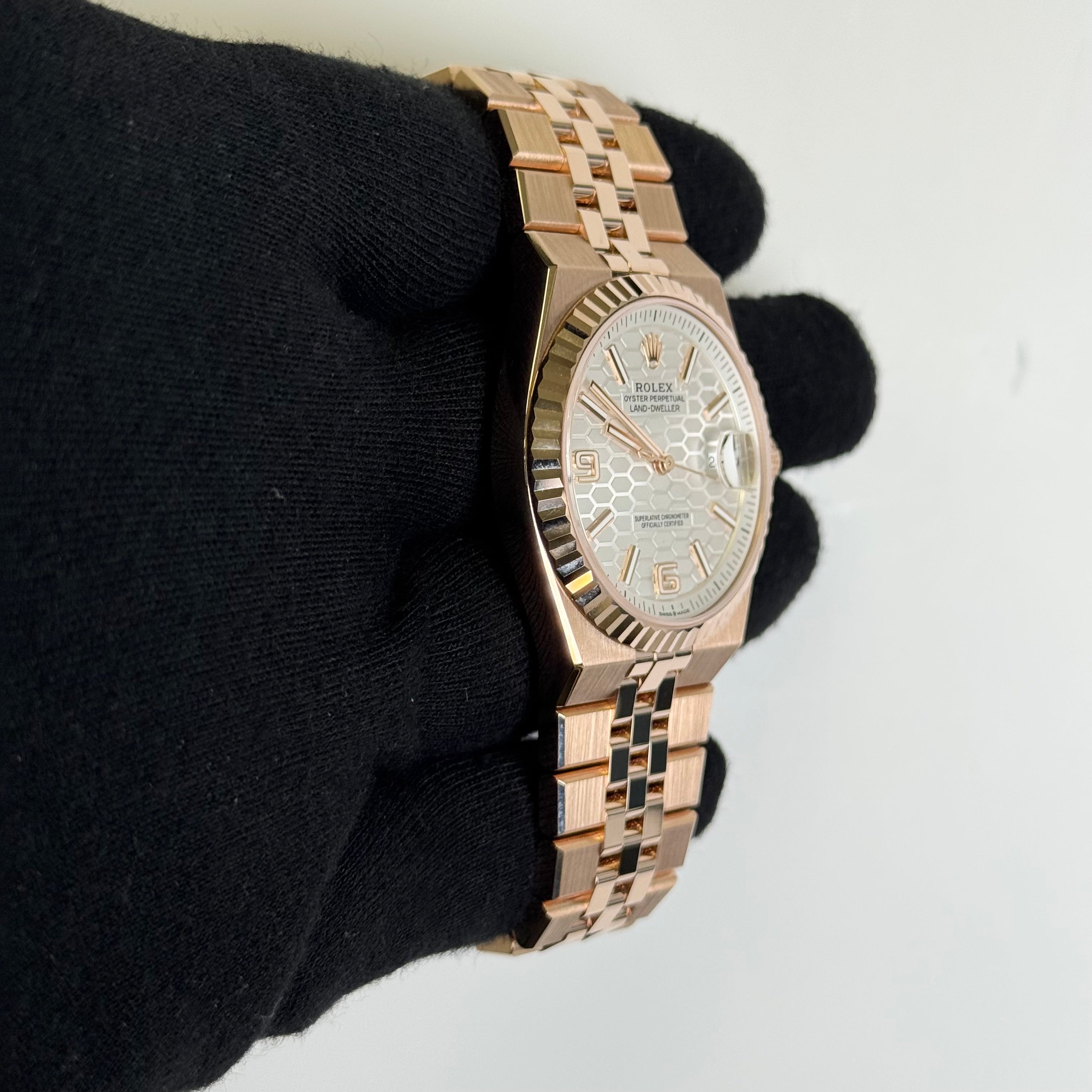Rolex Land-Dweller 40mm White Dial Watch Ref# 127335 - Happy Jewelers Fine Jewelry Lifetime Warranty