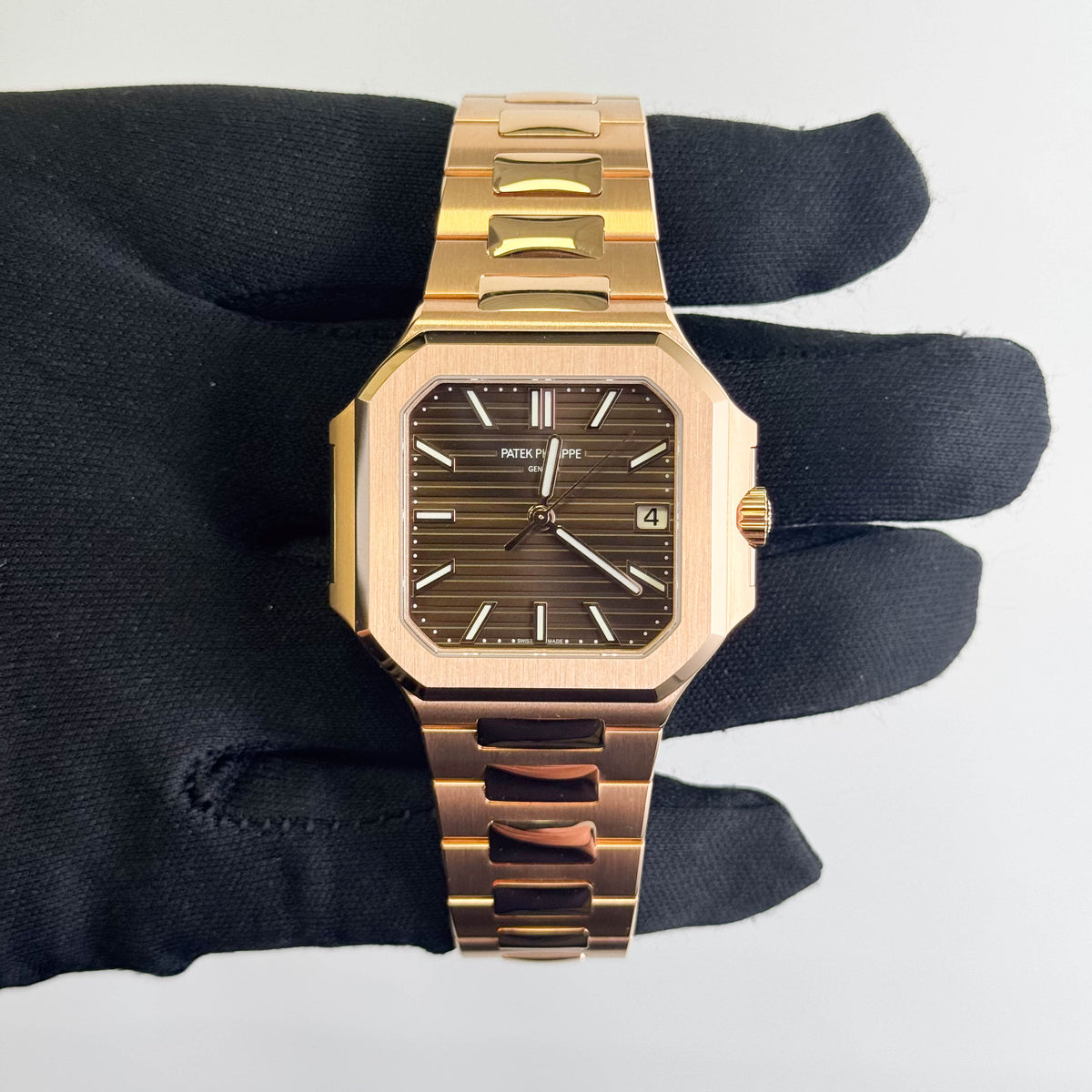 Patek Philippe Cubitus 40mm Brown Dial Watch Ref# 7128/1R-001 - Happy Jewelers Fine Jewelry Lifetime Warranty