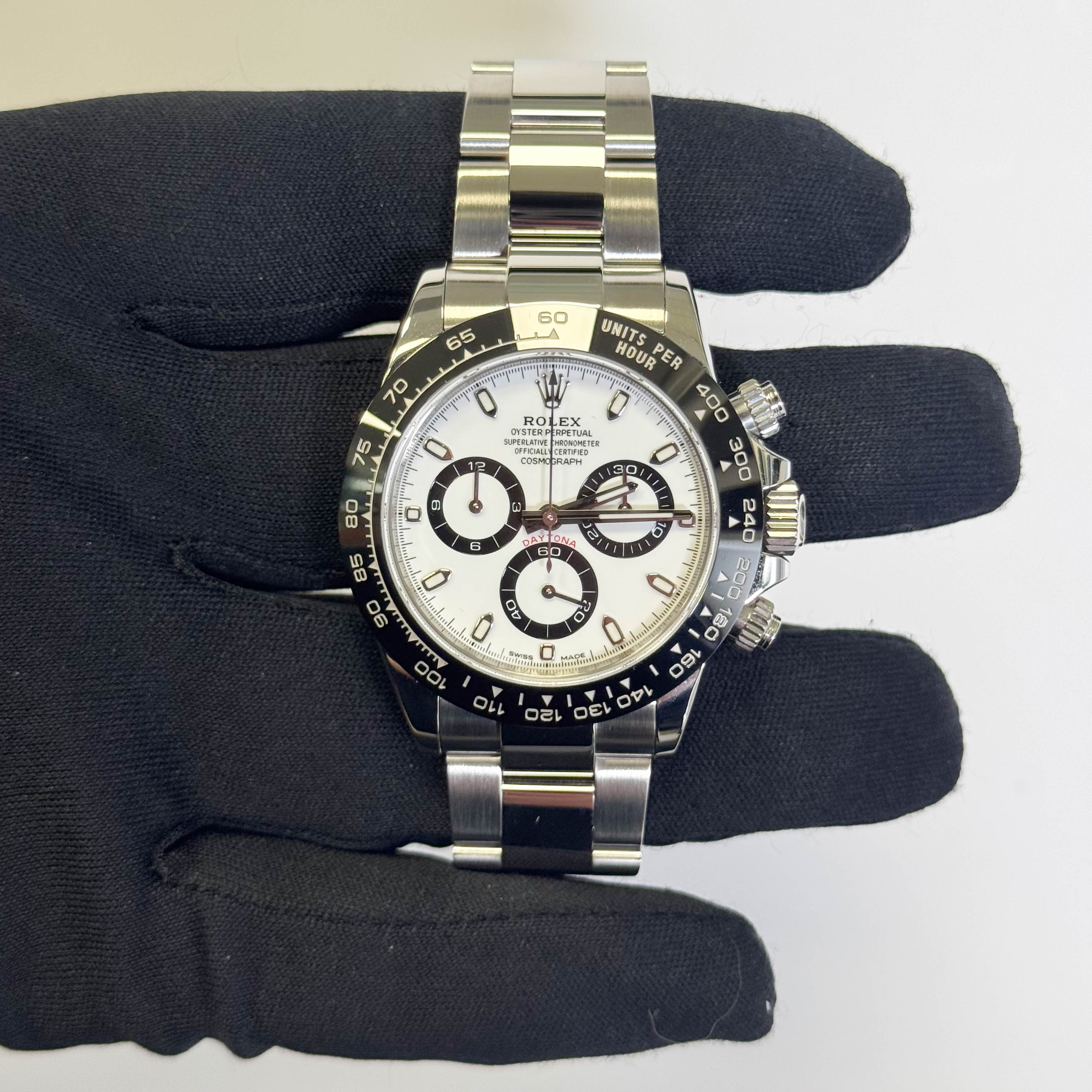 Rolex Daytona 40mm White Dial Watch Ref# 116500LN - Happy Jewelers Fine Jewelry Lifetime Warranty
