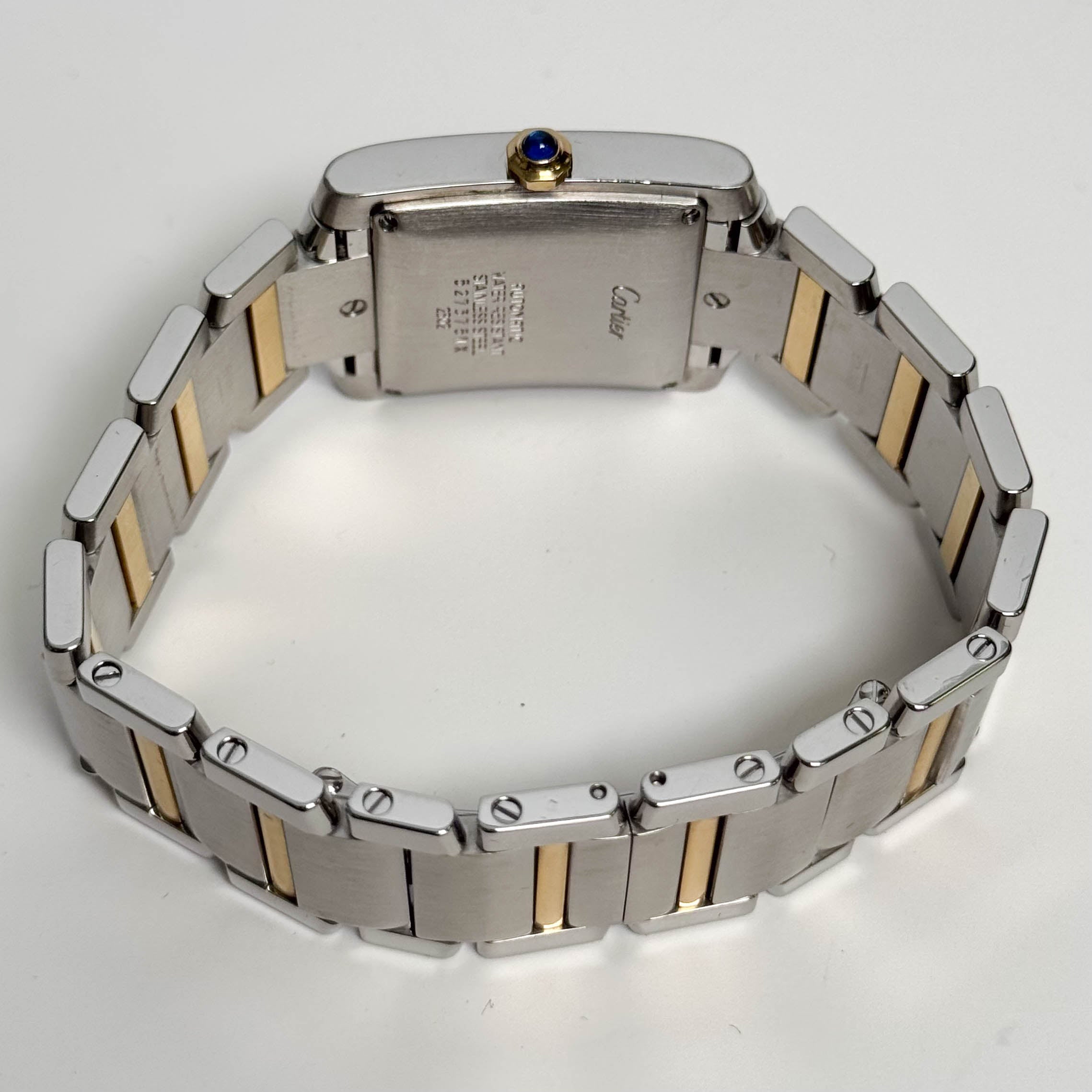 Cartier Tank Francaise Stainless Steel 32mm White Dial Watch Ref# W51005Q4 - Happy Jewelers Fine Jewelry Lifetime Warranty