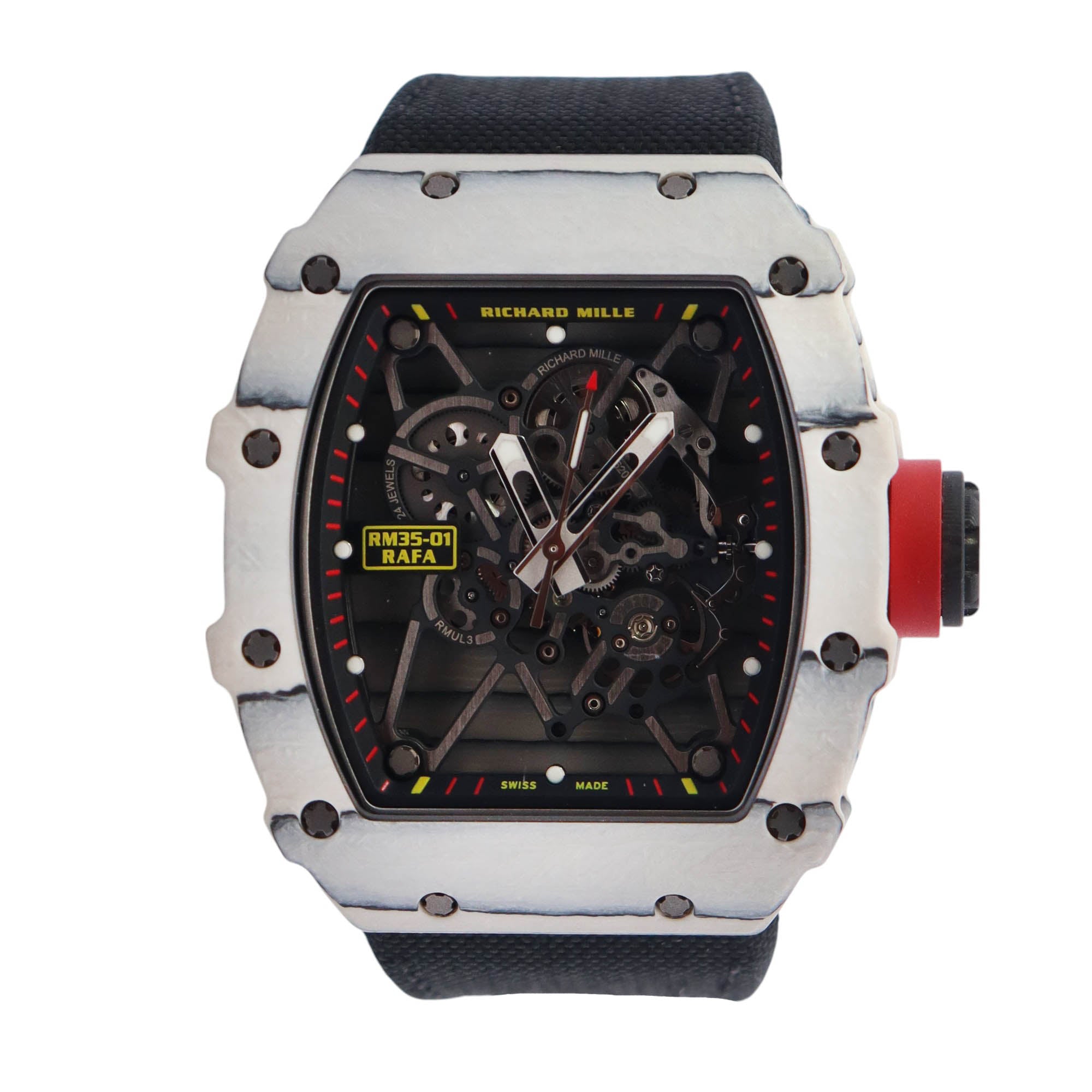 Richard Mille RM35-01 49mm Skeleton Dial Watch Ref# RM35-01 - Happy Jewelers Fine Jewelry Lifetime Warranty