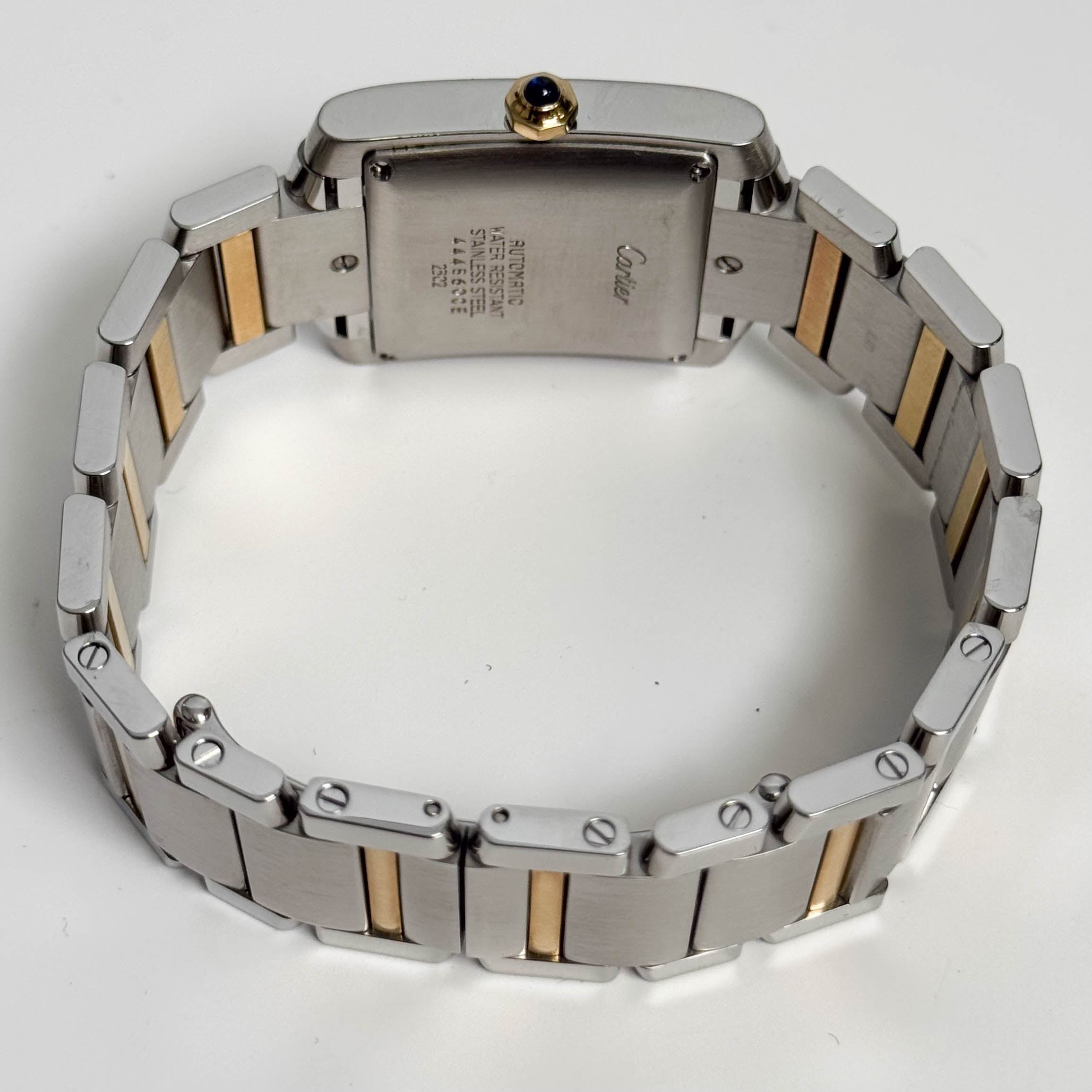 Cartier Tank Francaise Stainless Steel 32mm White Dial Watch Ref# W51005Q4 - Happy Jewelers Fine Jewelry Lifetime Warranty