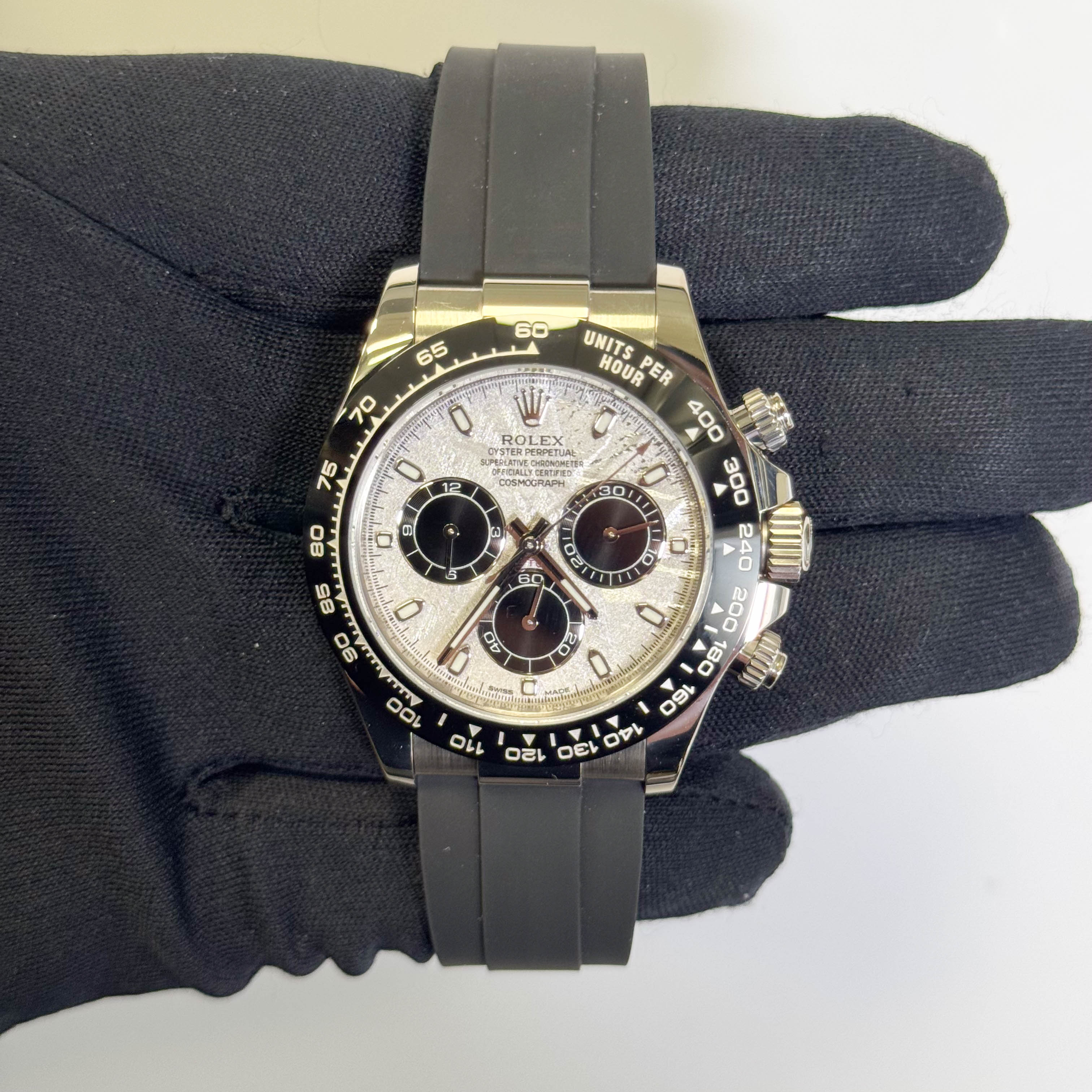 Rolex Daytona 40mm Meteorite Dial Watch Ref# 116519LN - Happy Jewelers Fine Jewelry Lifetime Warranty