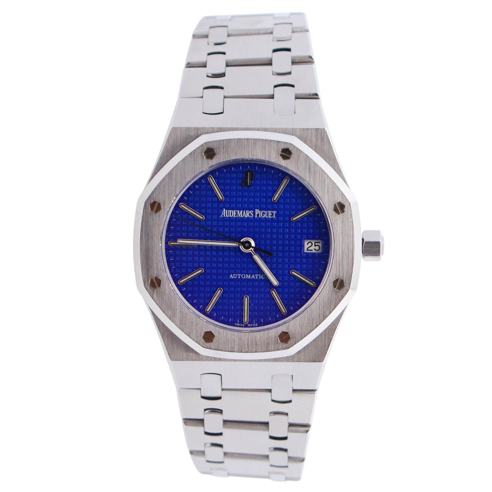 Audemars Piguet Royal Oak 41mm Blue Dial Watch Ref# 14790ST.OO.0789ST.09 - Happy Jewelers Fine Jewelry Lifetime Warranty