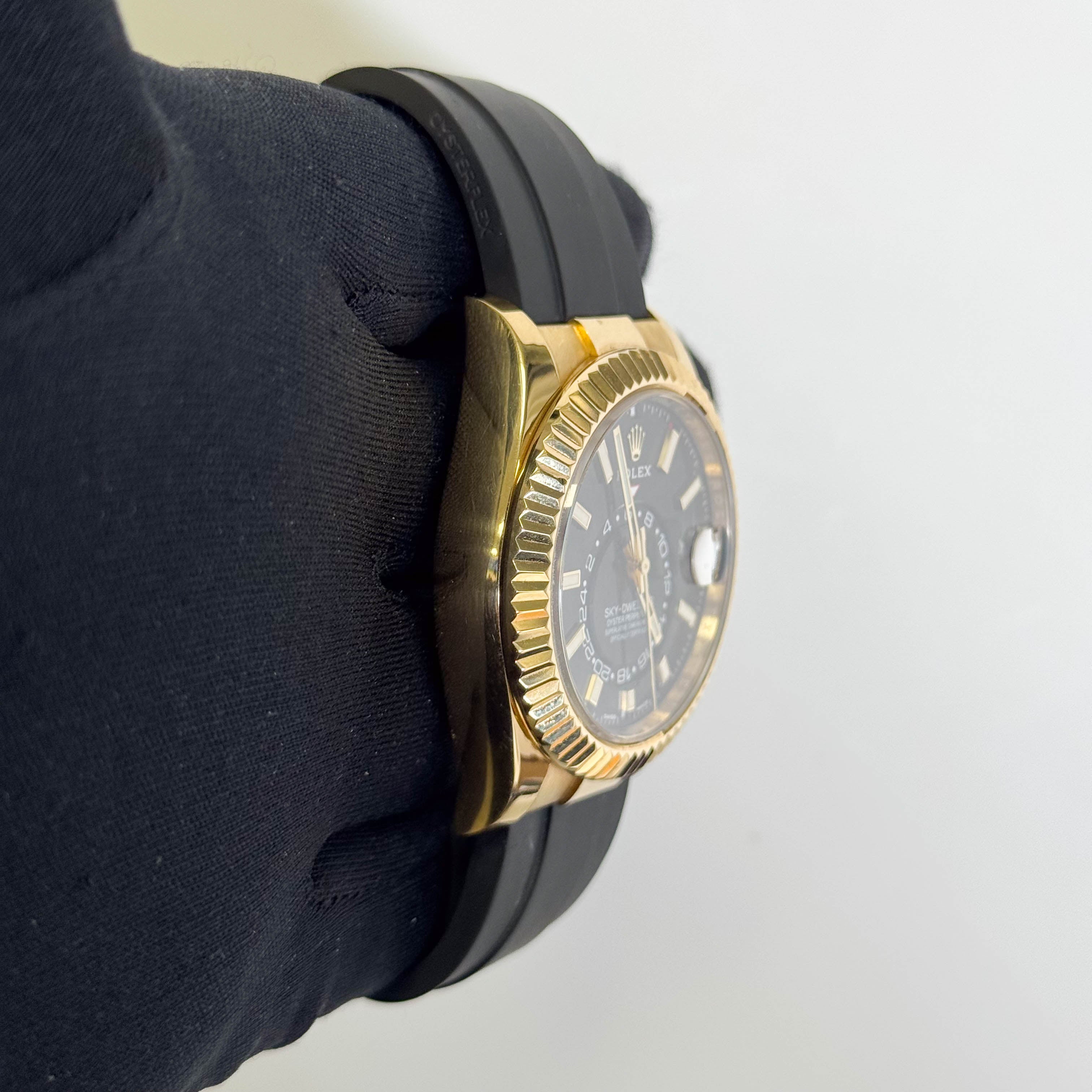 Rolex Sky-Dweller 42mm Black Dial Watch Ref# 326238 - Happy Jewelers Fine Jewelry Lifetime Warranty