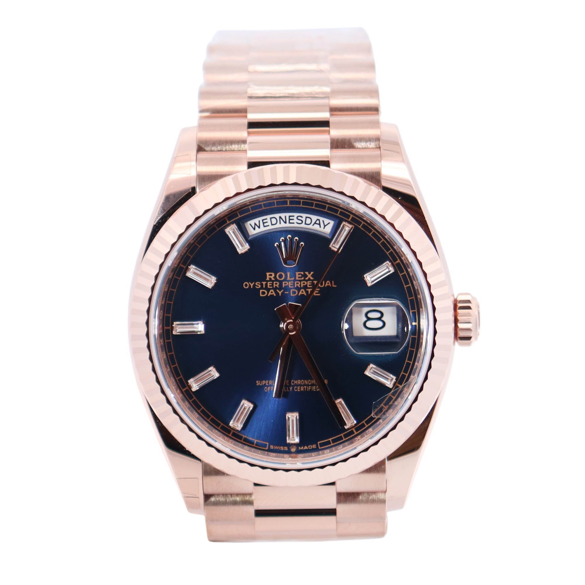 Rolex Day-Date 36mm Blue Dial Watch Ref# 128235 - Happy Jewelers Fine Jewelry Lifetime Warranty