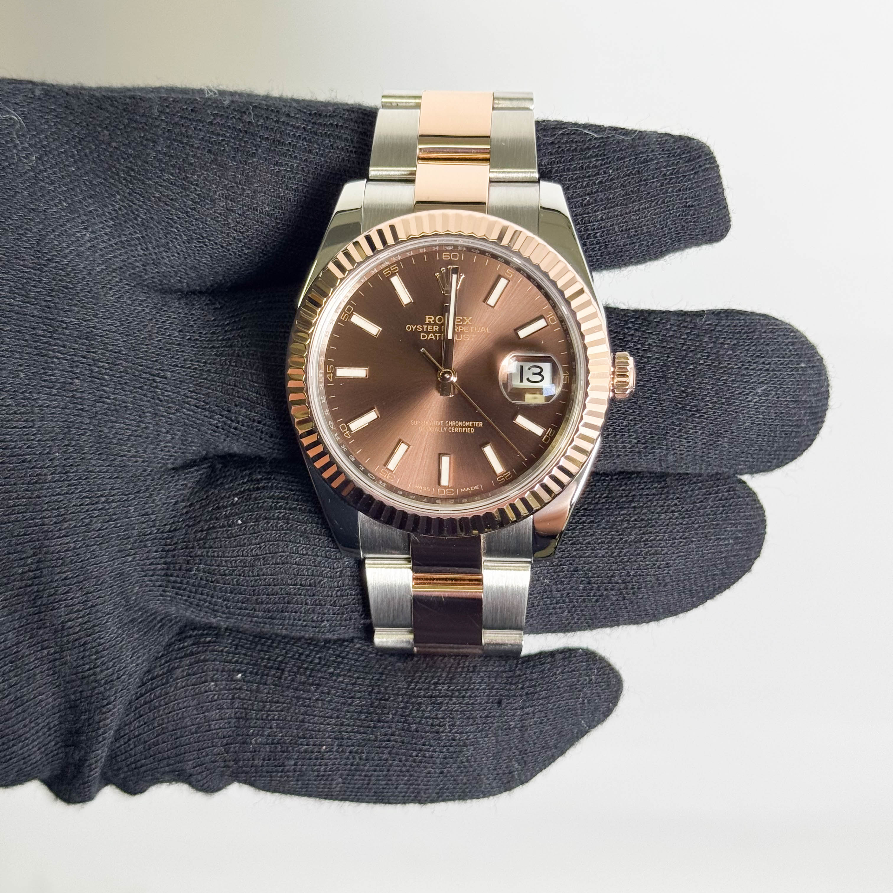 Rolex Datejust 41mm Chocolate Dial Watch Ref# 126331
