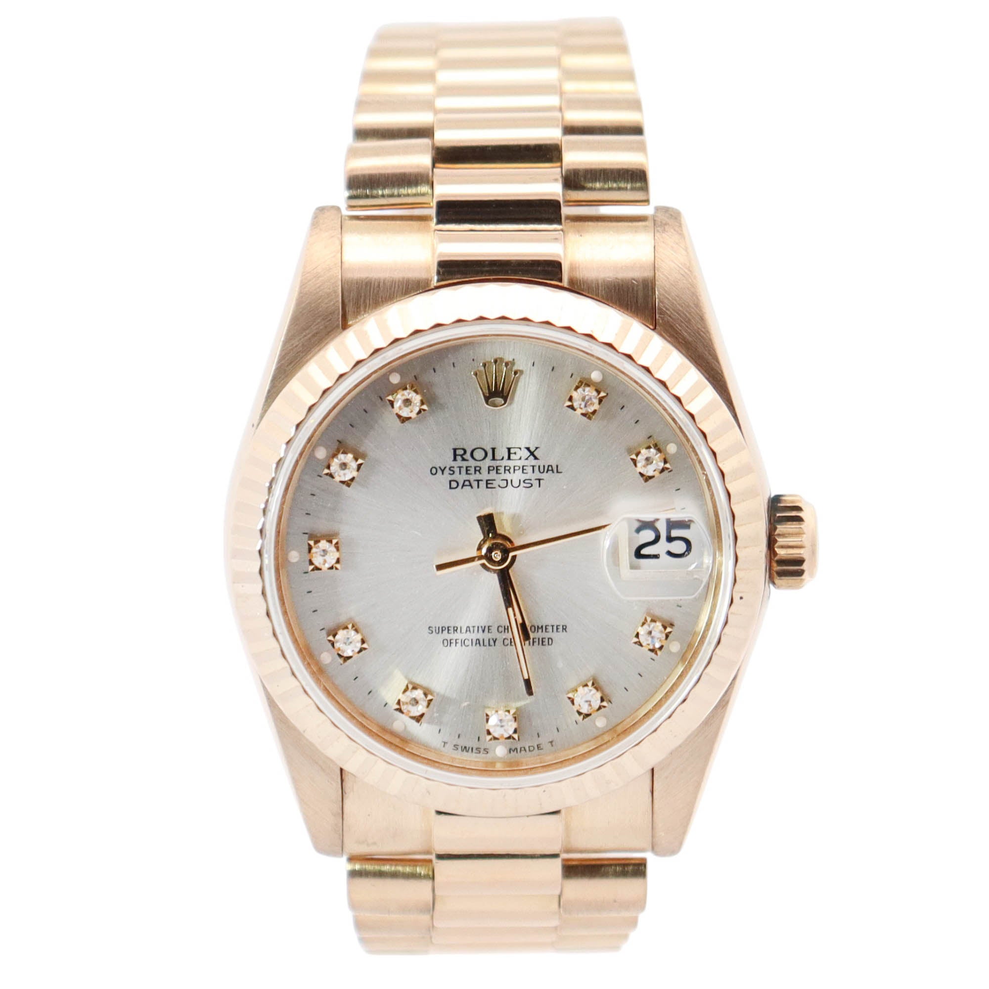 Rolex Datejust 31mm Silver Dial Watch Ref# 68278 - Happy Jewelers Fine Jewelry Lifetime Warranty