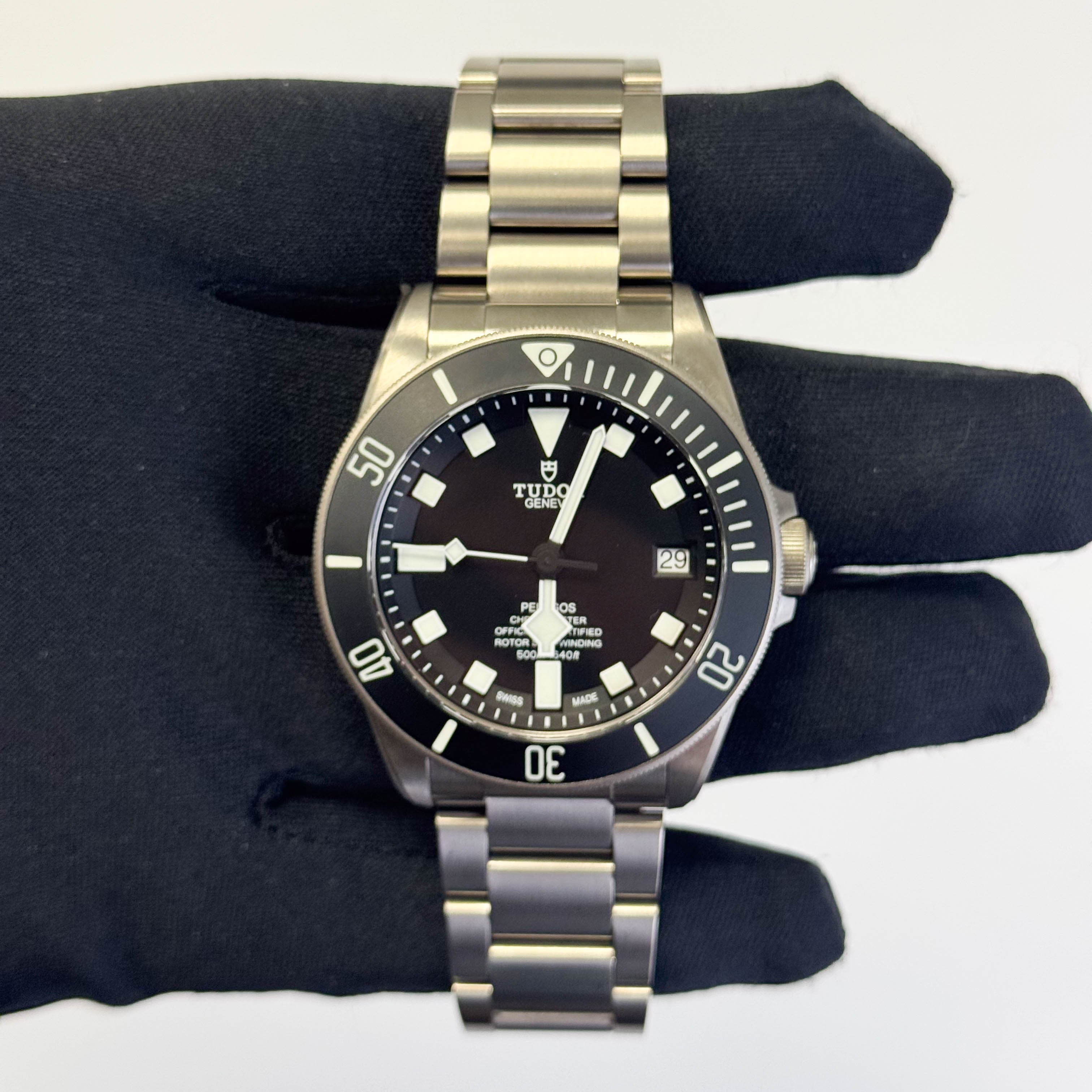 Tudor Pelagos Titanium 42mm Black Dial Watch Ref# 25600TN - Happy Jewelers Fine Jewelry Lifetime Warranty