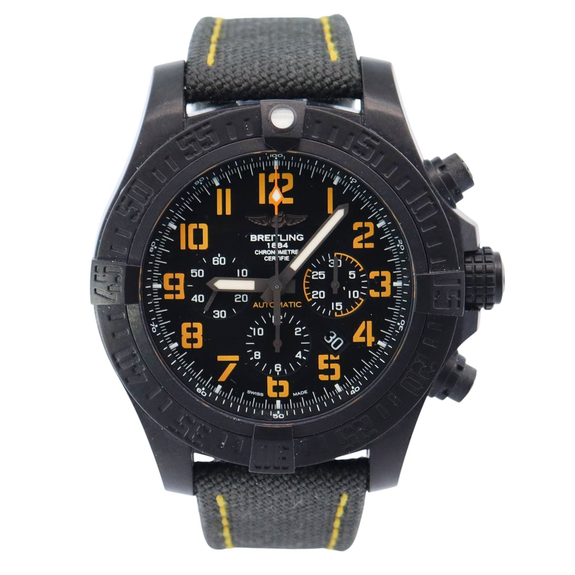 Breitling Avenger 50mm Black Dial Watch Ref# XB0170E4-BF29-257S - Happy Jewelers Fine Jewelry Lifetime Warranty