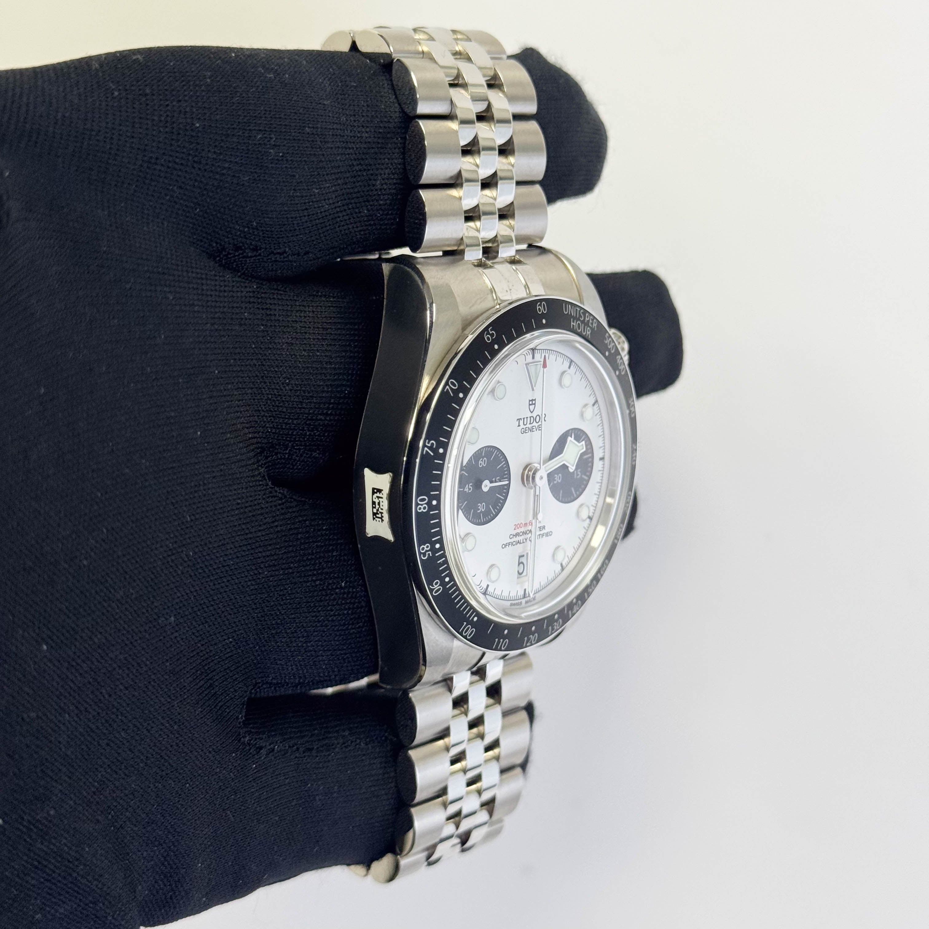 Tudor Black Bay Chrono 41mm White Dial Watch Ref# 79360N - Happy Jewelers Fine Jewelry Lifetime Warranty