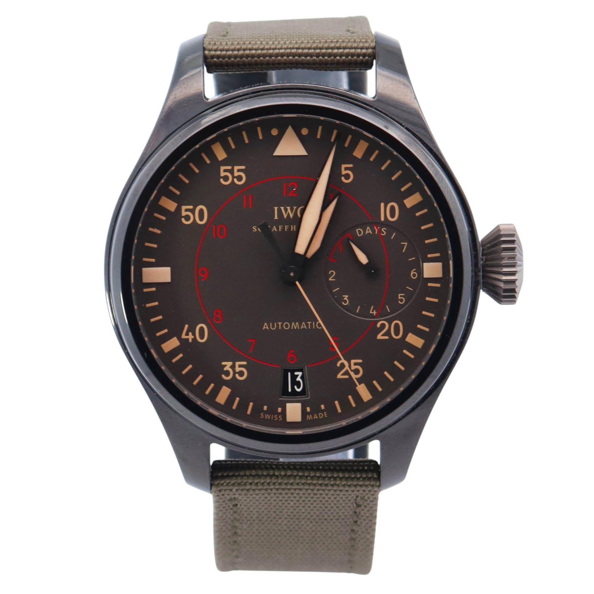 IWC Big Pilot 48mm Grey Dial Watch Ref# IW5029-02 - Happy Jewelers Fine Jewelry Lifetime Warranty