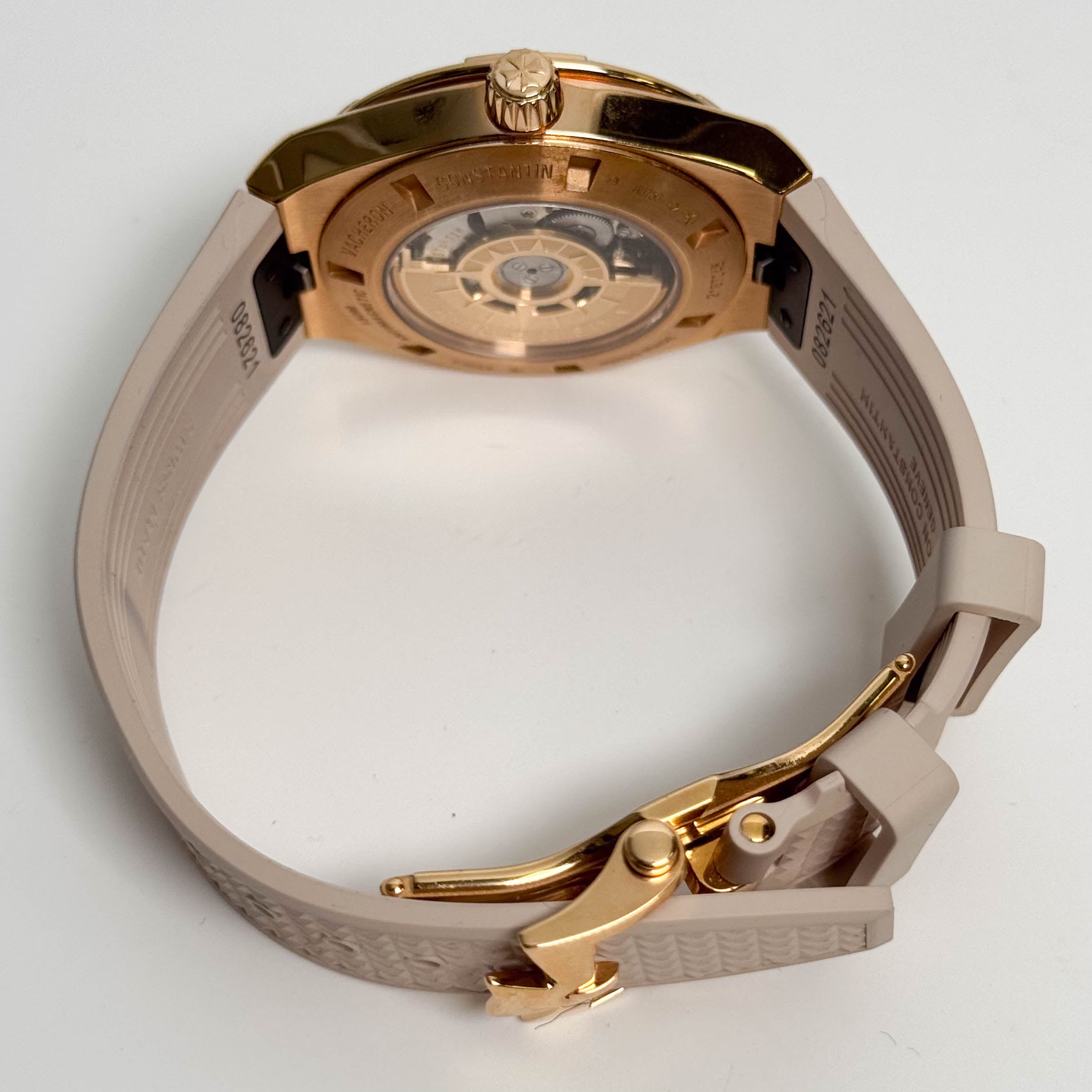 Vacheron Constantin Overseas Small Model 37mm Pink Index Dial Ref# 2167048 - Happy Jewelers Fine Jewelry Lifetime Warranty