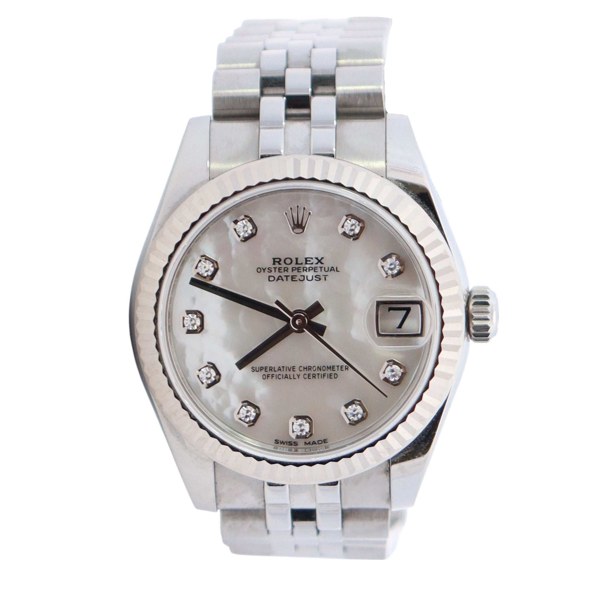 Rolex Datejust 31mm MOP Dial Watch Ref# 178274 - Happy Jewelers Fine Jewelry Lifetime Warranty