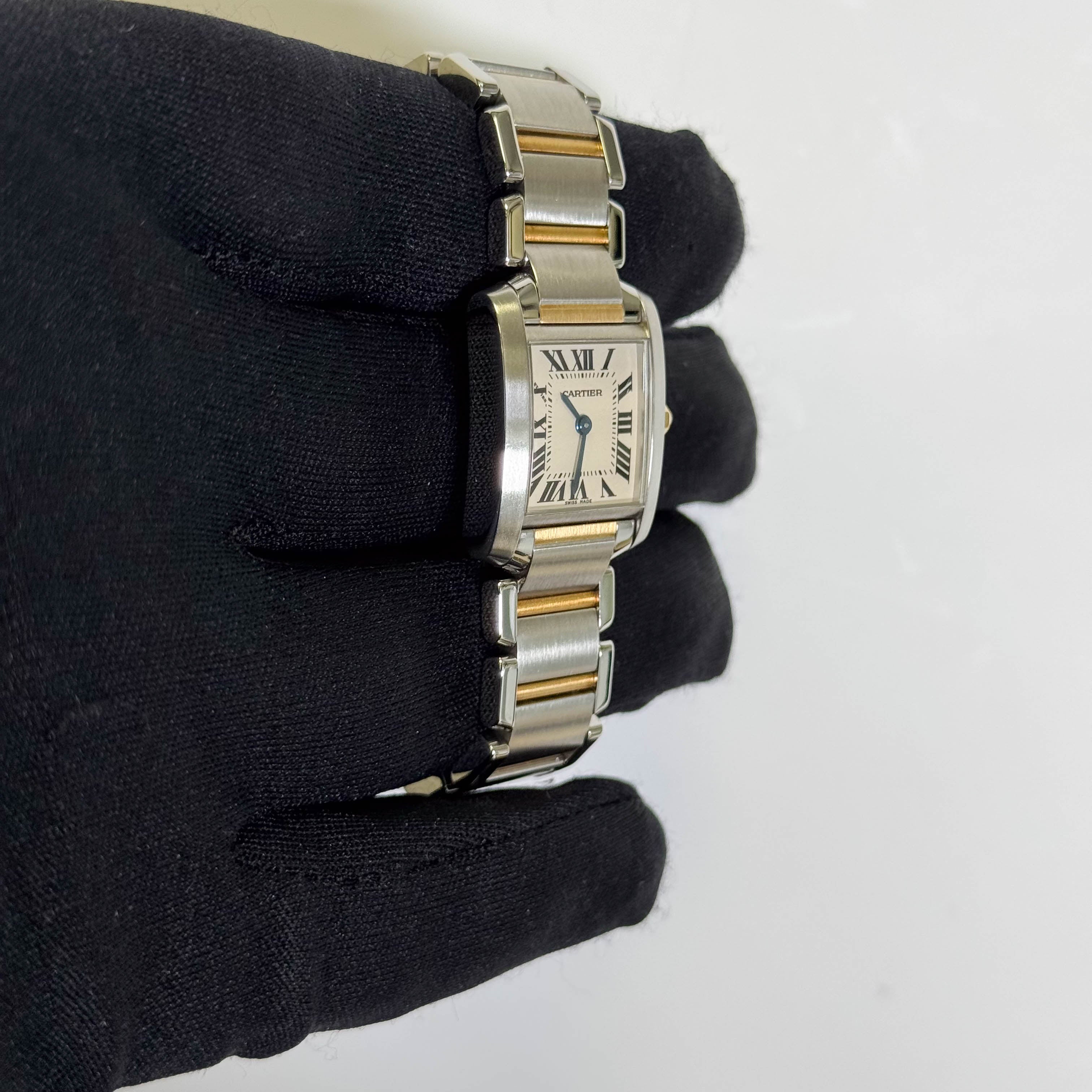 Cartier Tank 20mm White Dial Watch Ref# W51007Q4