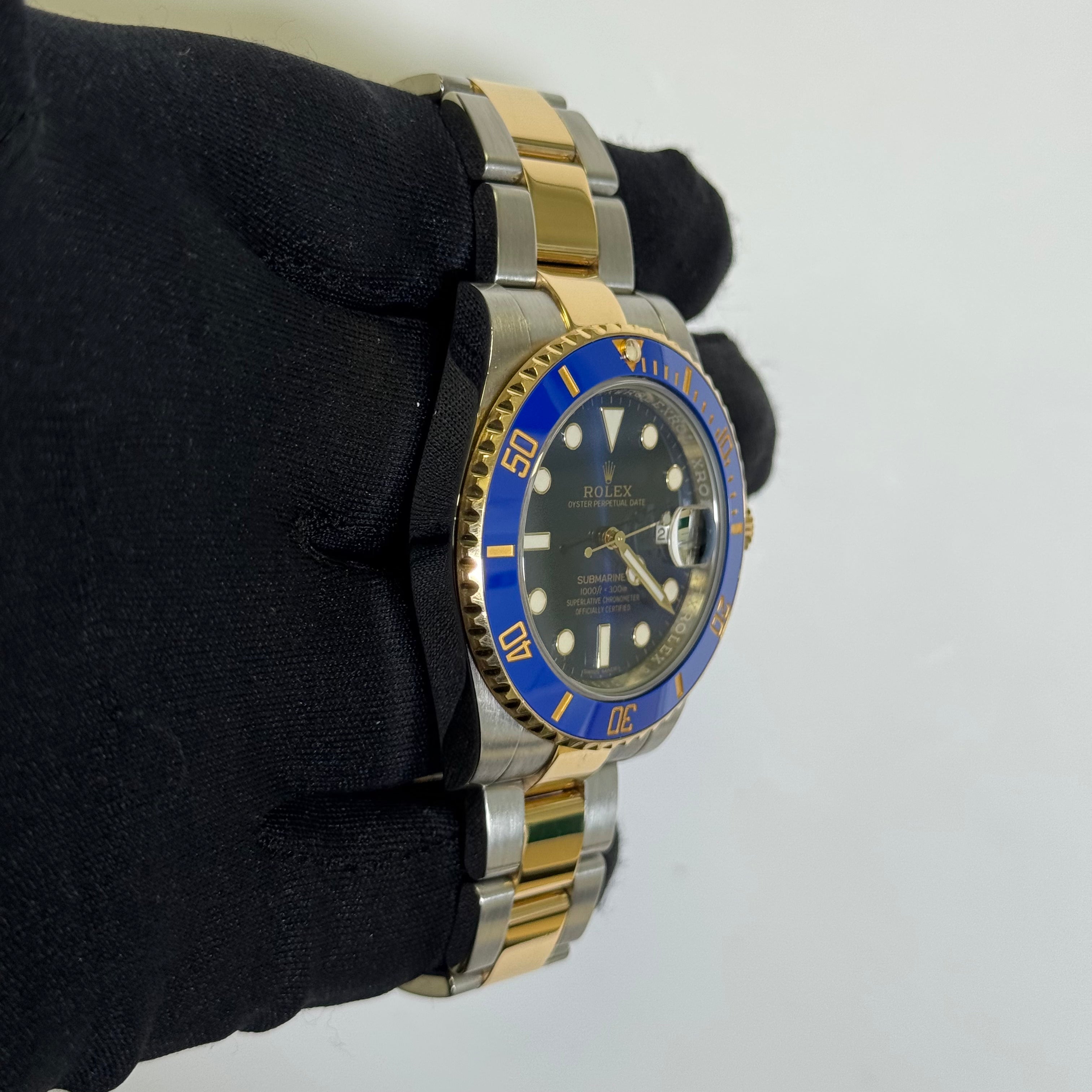 Rolex Submariner 40mm Blue Dial Watch Ref# 116613LB