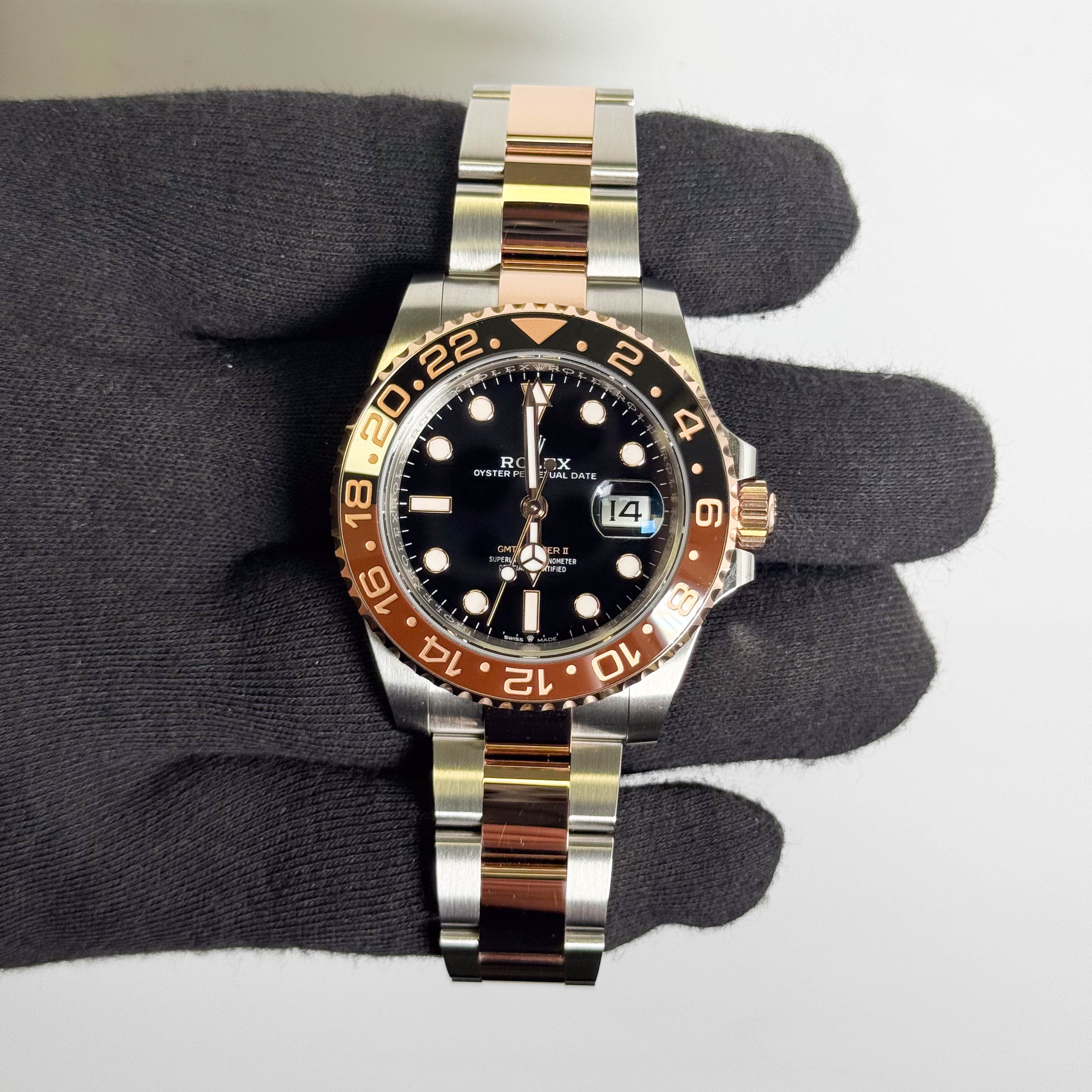 Rolex GMT-Master II 40mm Black Dial Watch Ref# 126711CHNR