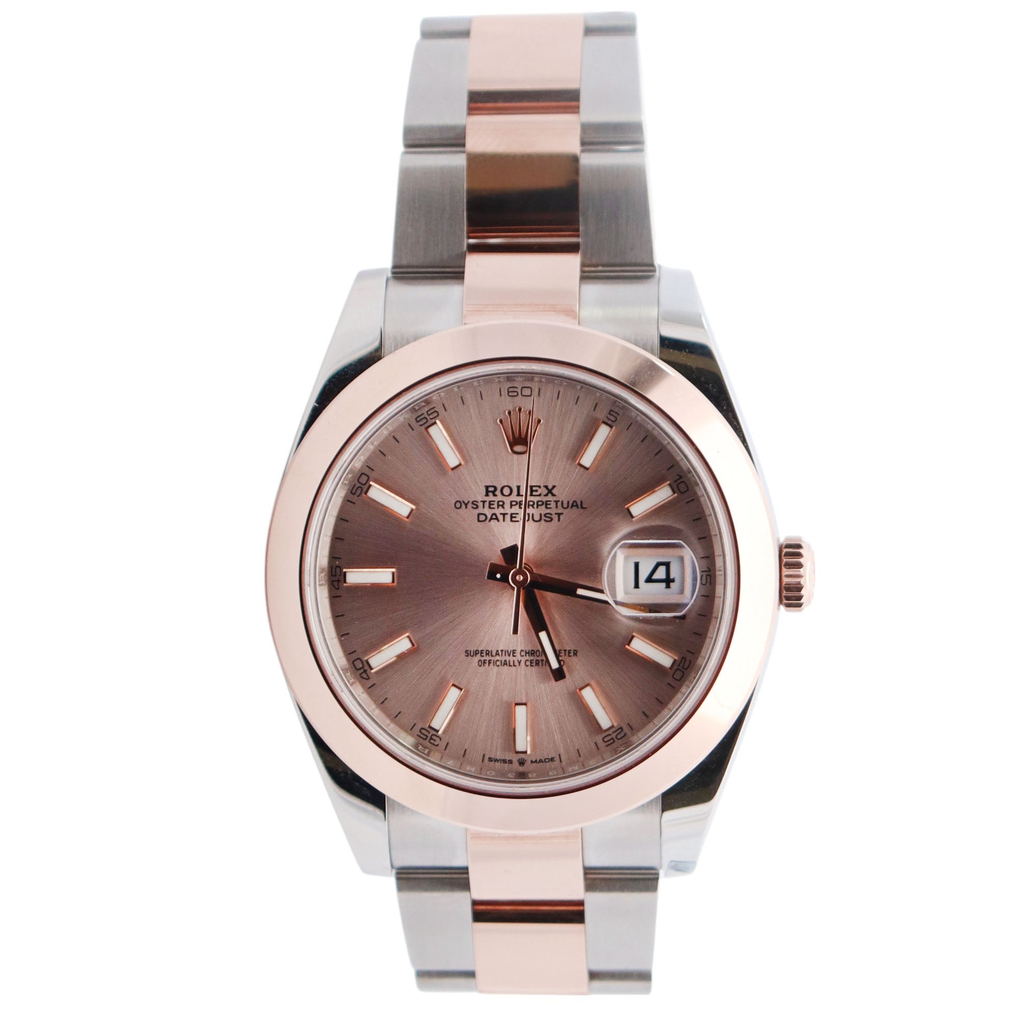Rolex Datejust 41mm Pink Dial Watch Ref# 126301 - Happy Jewelers Fine Jewelry Lifetime Warranty