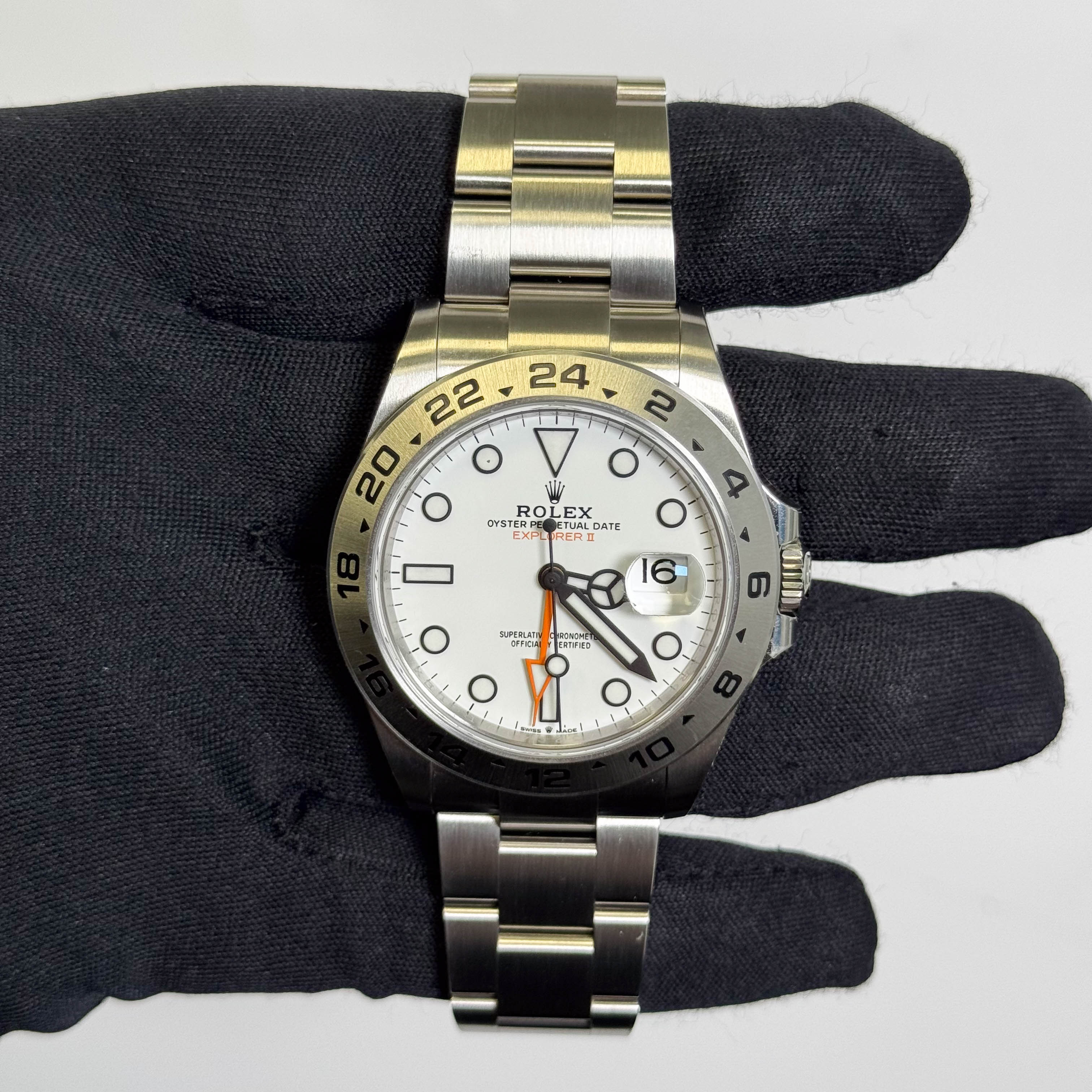 Rolex Explorer II 42mm White Dial Watch Ref# 226570 - Happy Jewelers Fine Jewelry Lifetime Warranty