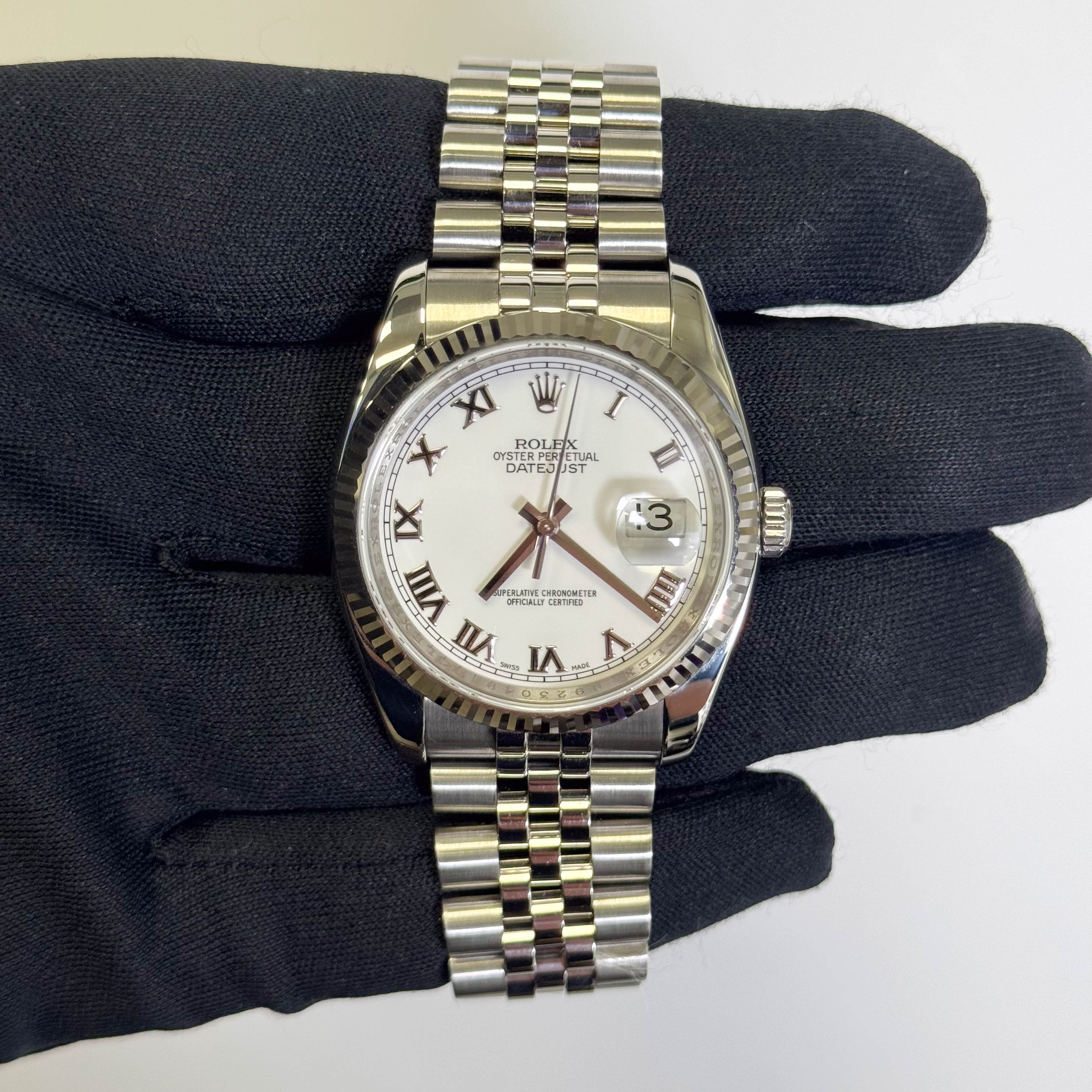 Rolex Datejust 36mm White Dial Ref# 116234 - Happy Jewelers Fine Jewelry Lifetime Warranty