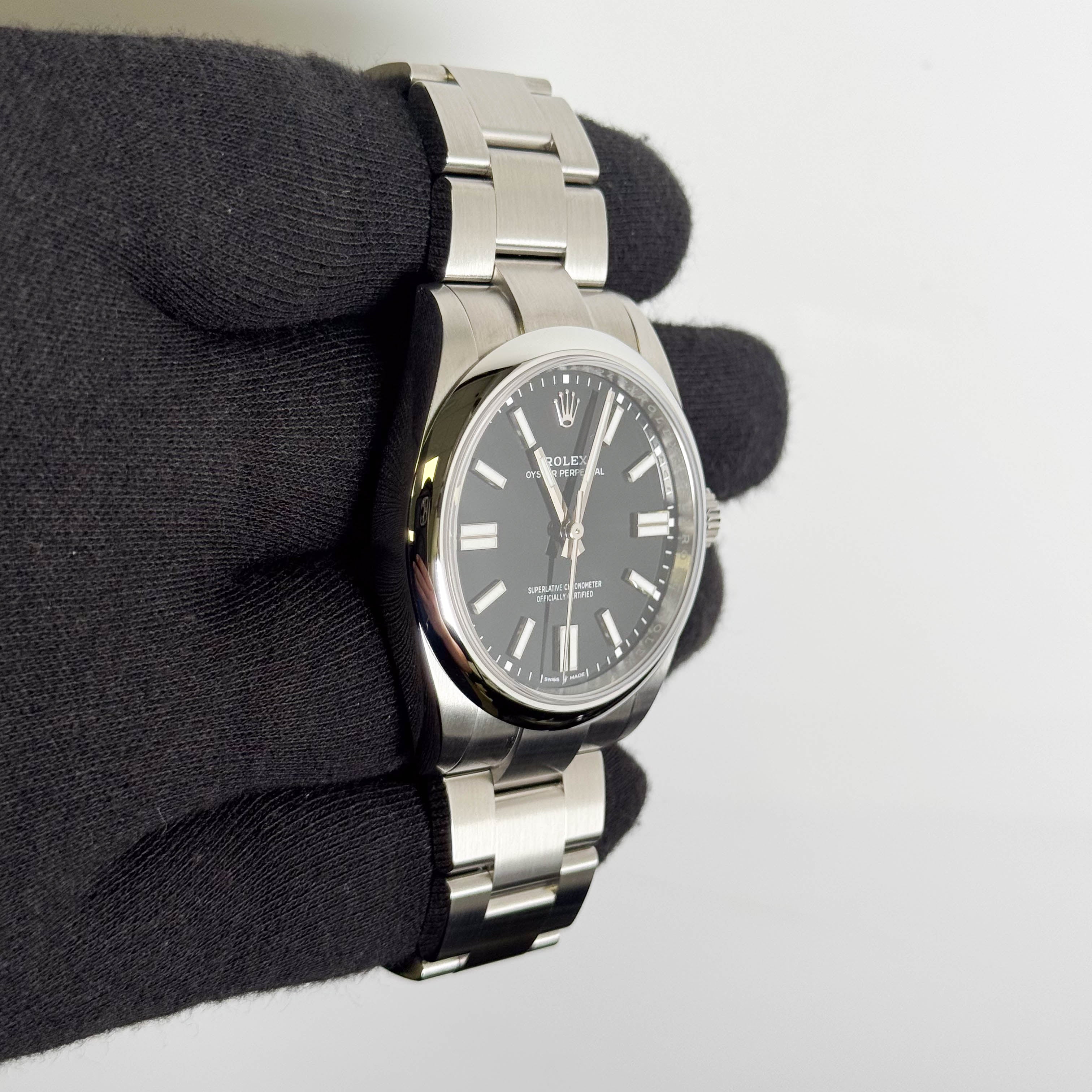Rolex Oyster Perpetual 41mm Black Dial Watch Ref# 134300