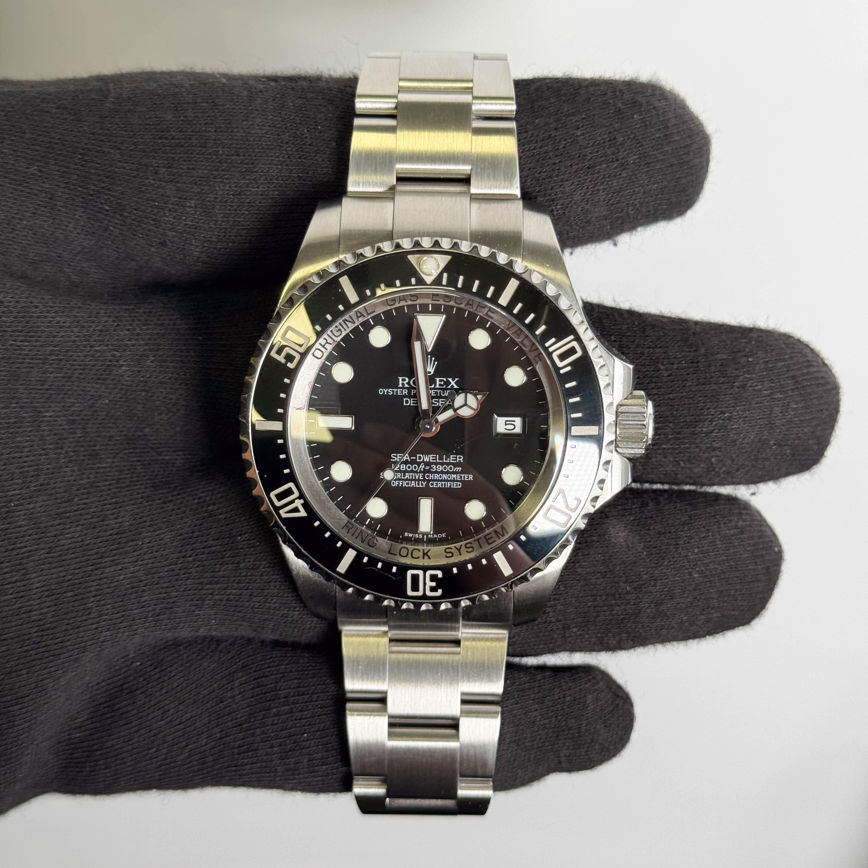 Rolex Sea-Dweller Deepsea 44mm Black Dial Watch Ref# 116660