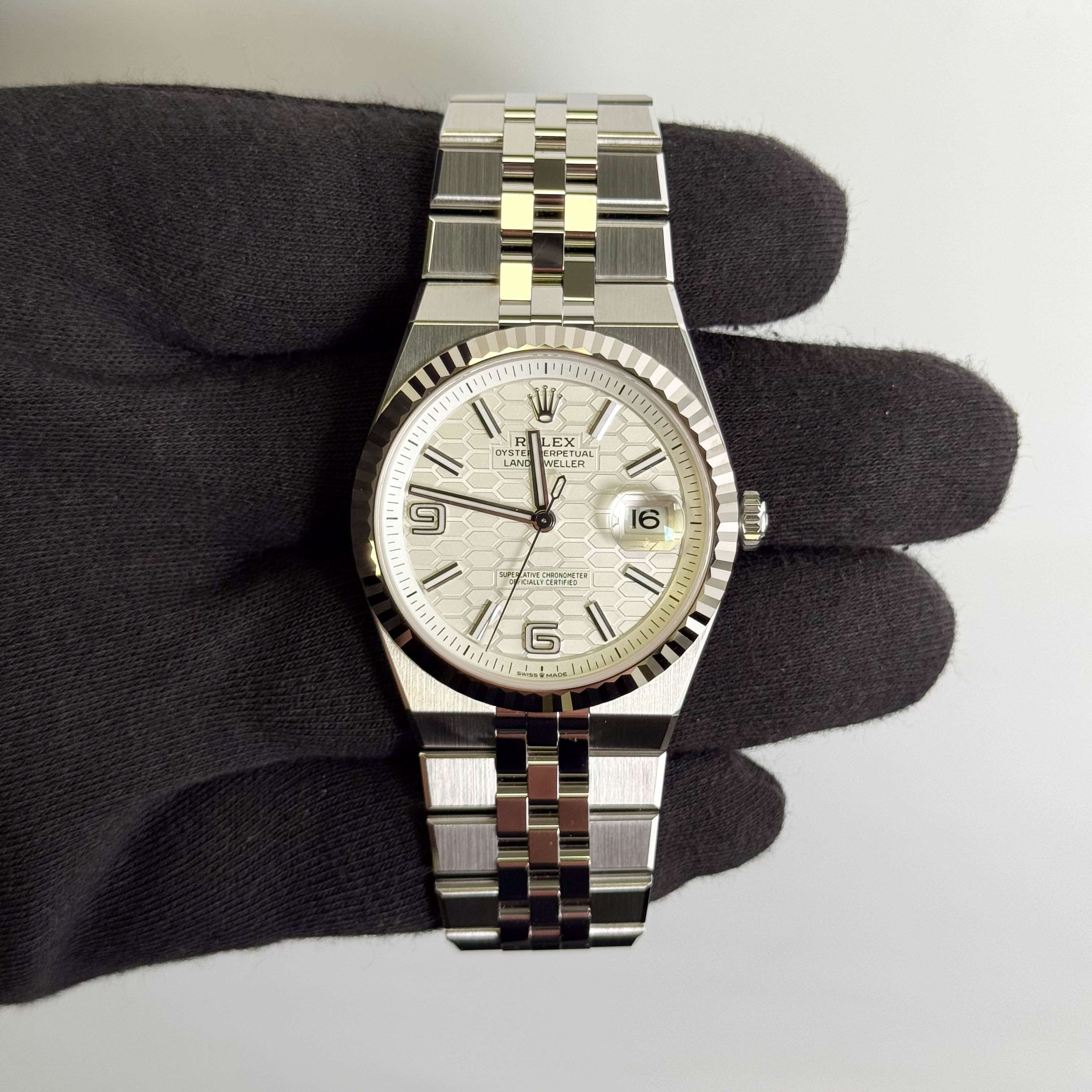 Rolex Land-Dweller 40mm White Dial Watch Ref # 127334