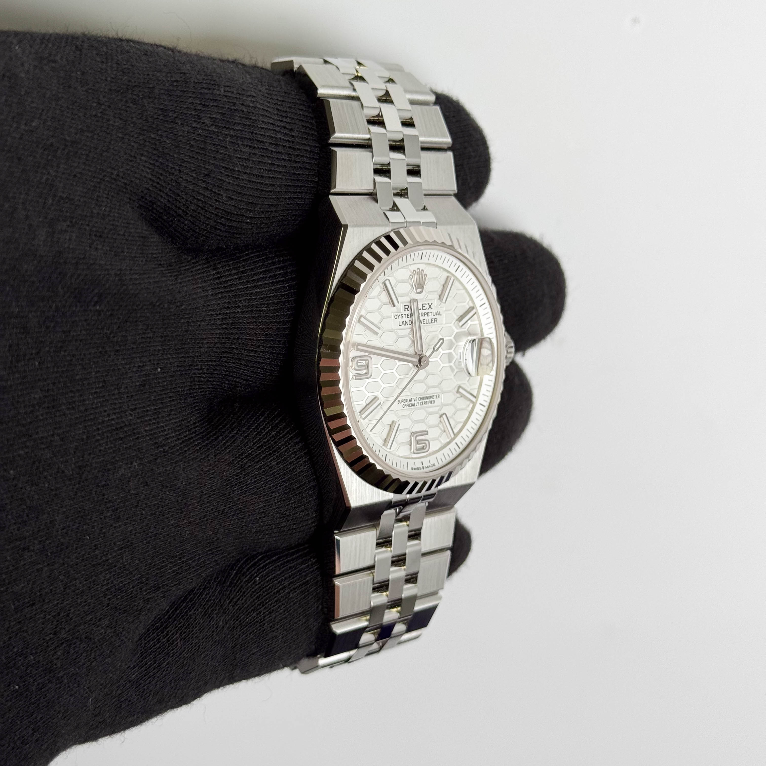 Rolex Land-Dweller 40mm White Dial Watch Ref # 127334