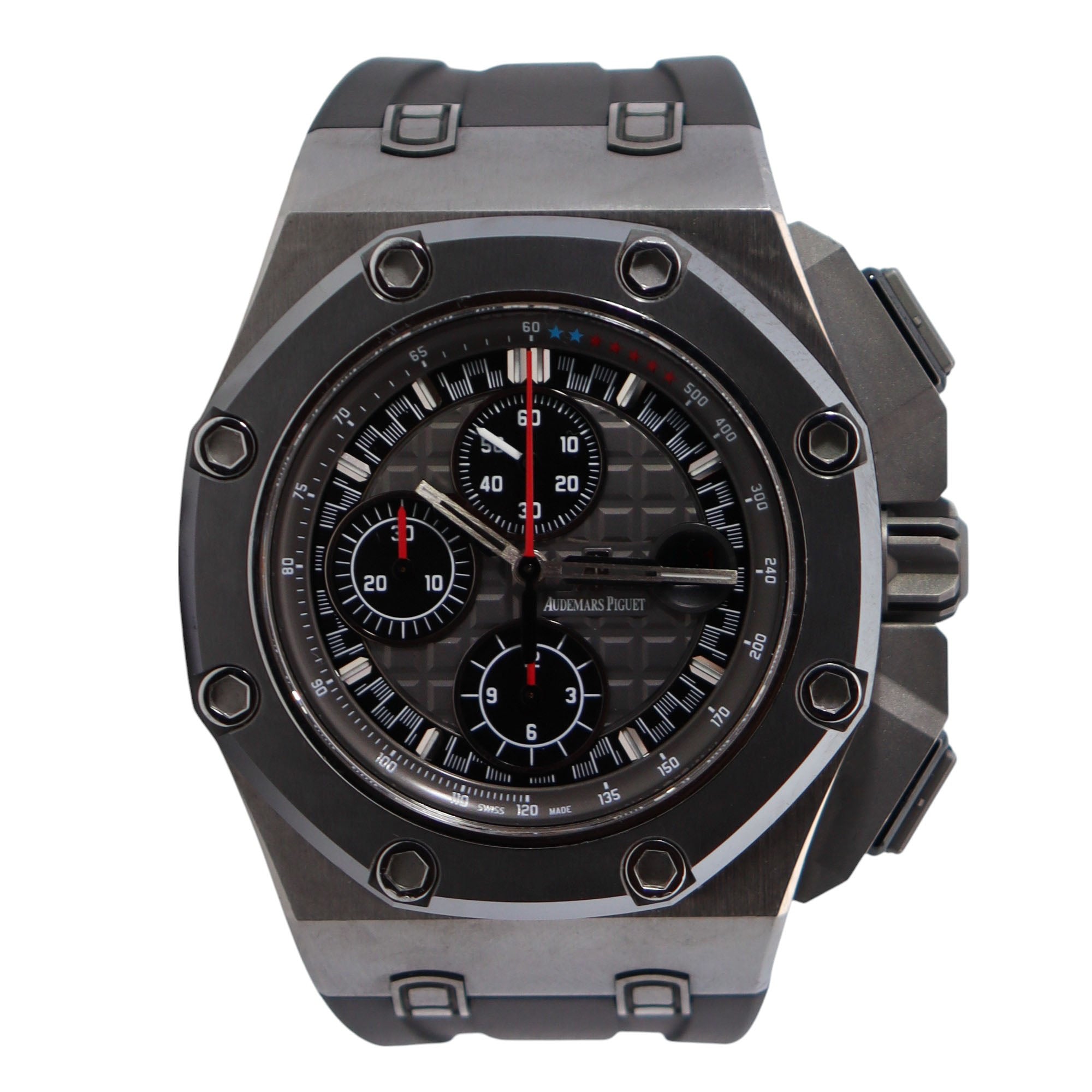 Audemars Piguet Royal Oak 44mm Grey Dial Watch Ref# 26568IM.OO.A004CA.01 - Happy Jewelers Fine Jewelry Lifetime Warranty