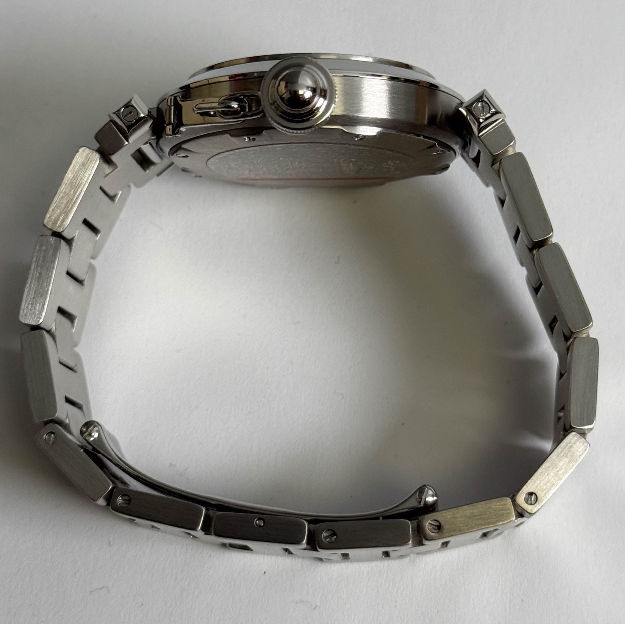 Cartier Pasha 35mm White Dial Watch Ref# W31015M7